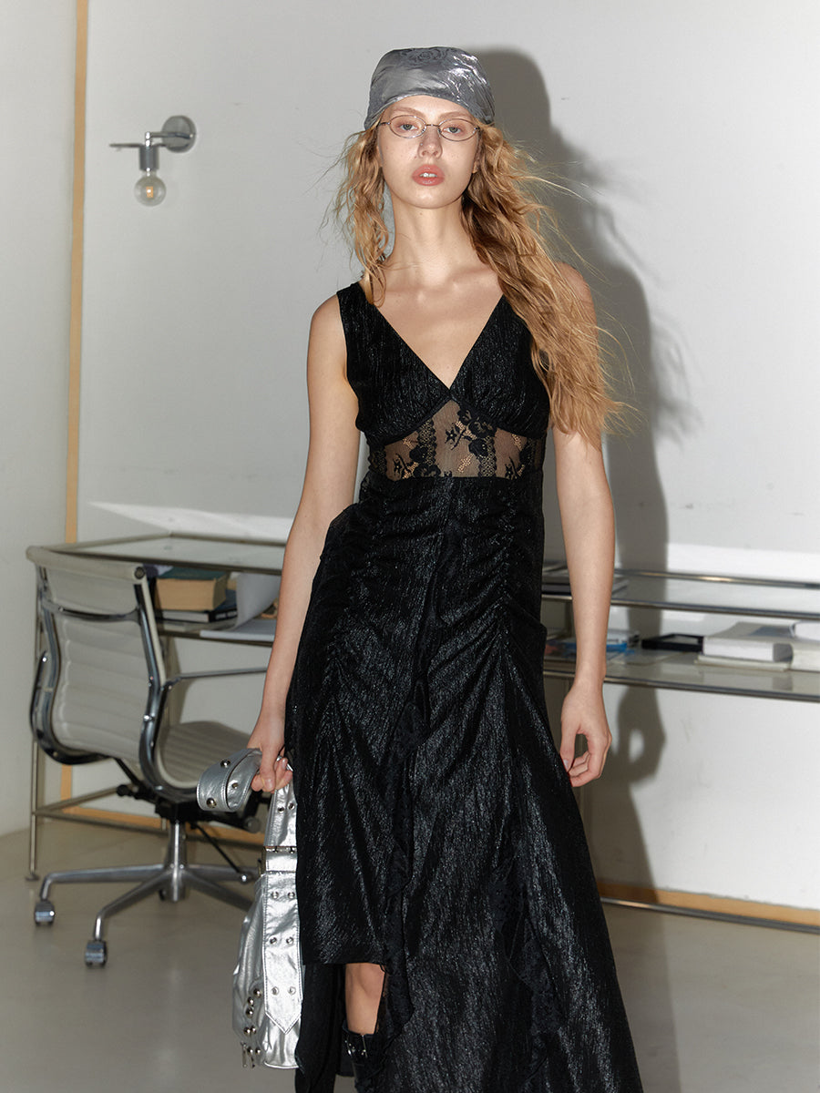 Asym Lace Dress