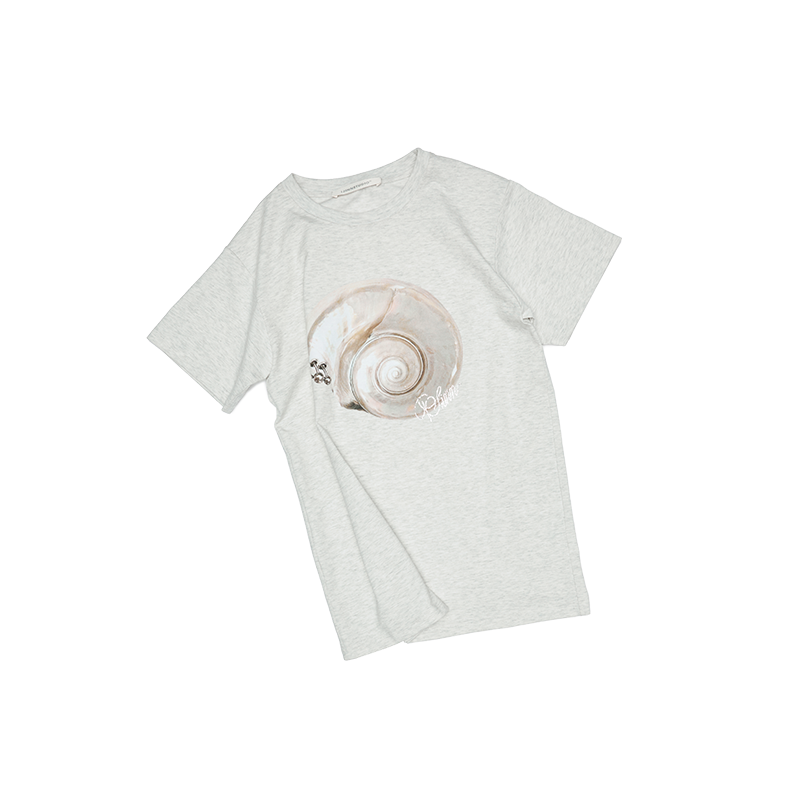 Petal Tide Grafik-T-Shirt (locker)