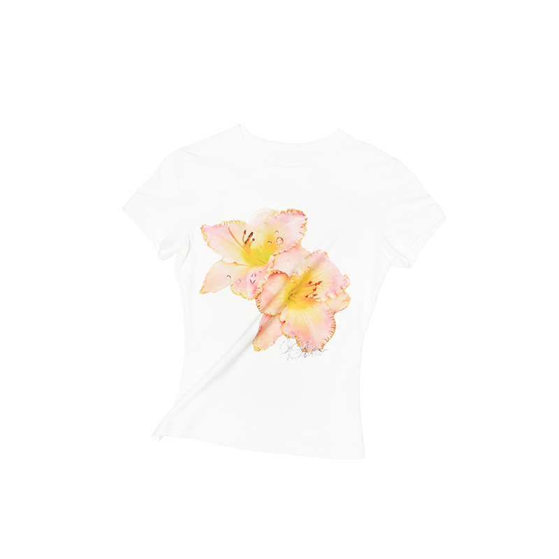 Petal Tide Graphic Slim Tee