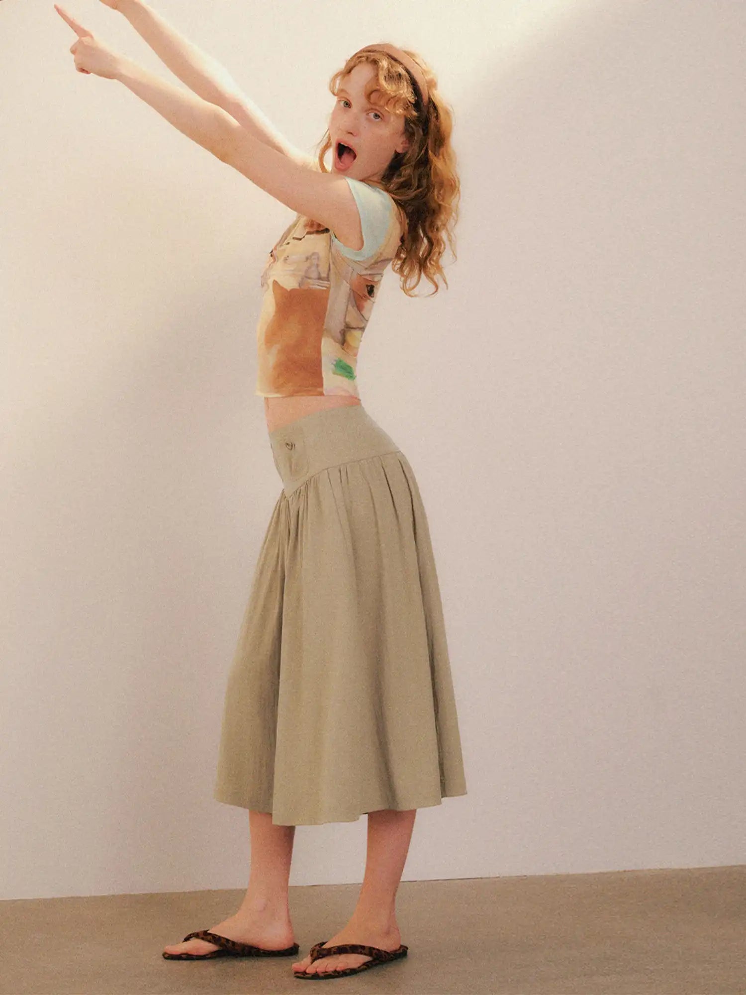 Outtheblue High-Waisted Lyocell Wide-Leg Culottes | Canton Collective