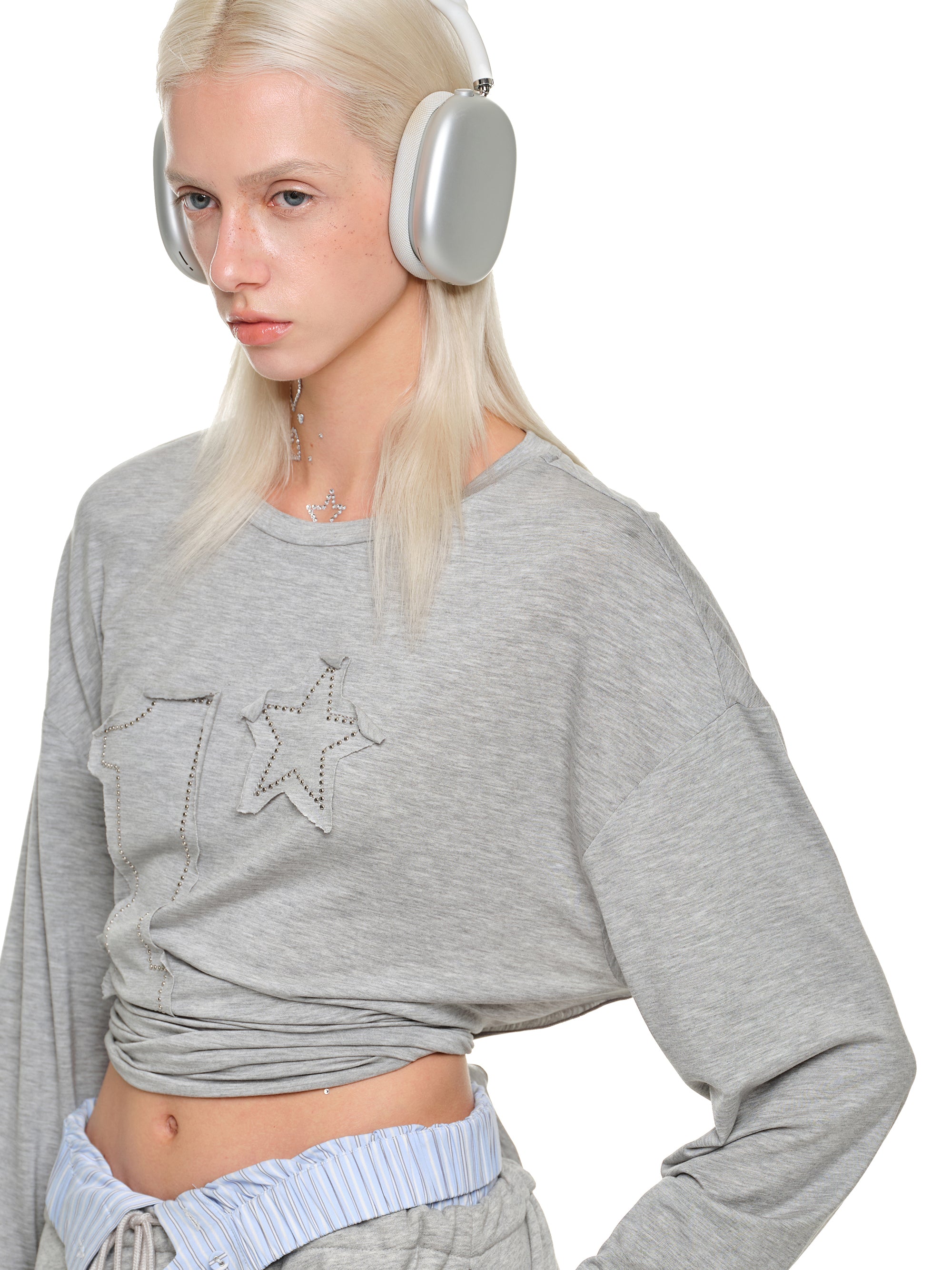 Starry Patch Long Sleeve Tee