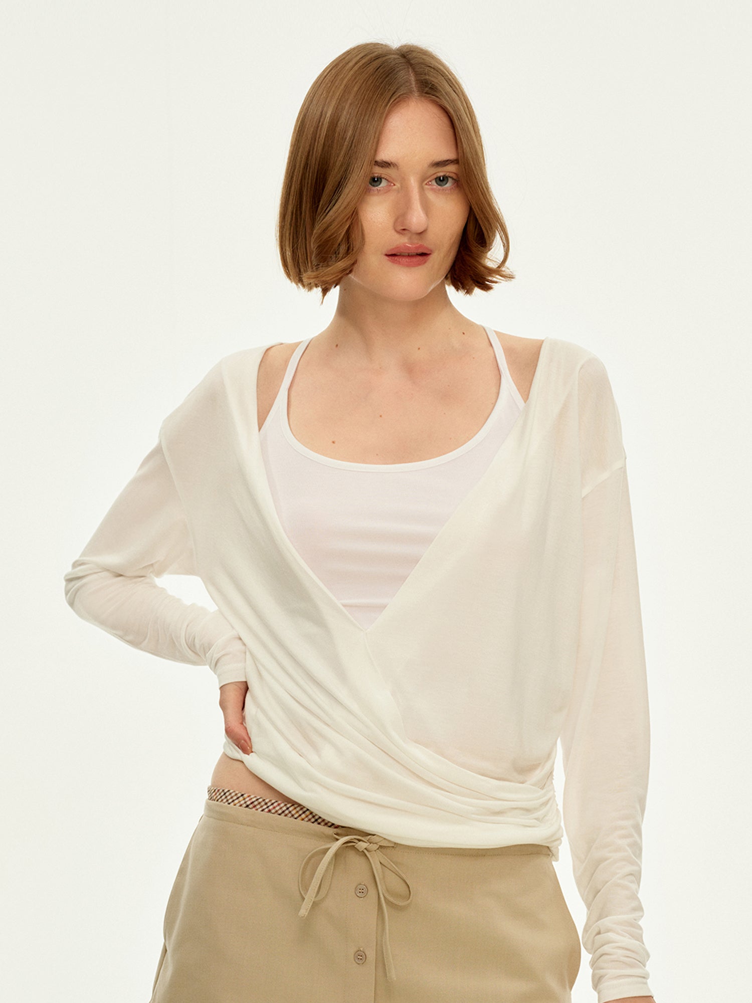 Artistic Drape Top