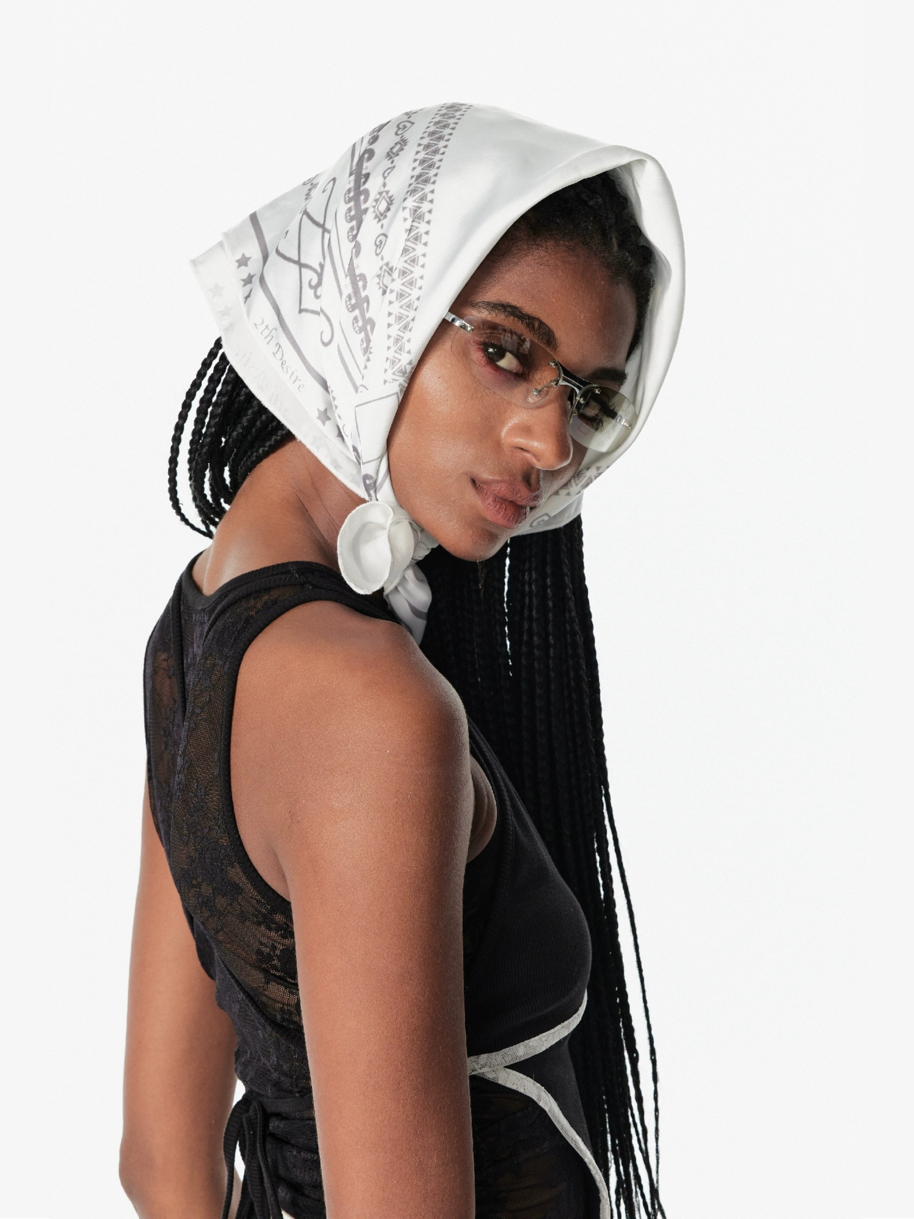 Ink Script Scarf