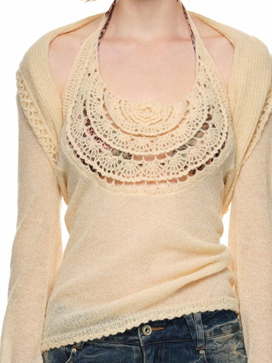 Threaded Rose Halter