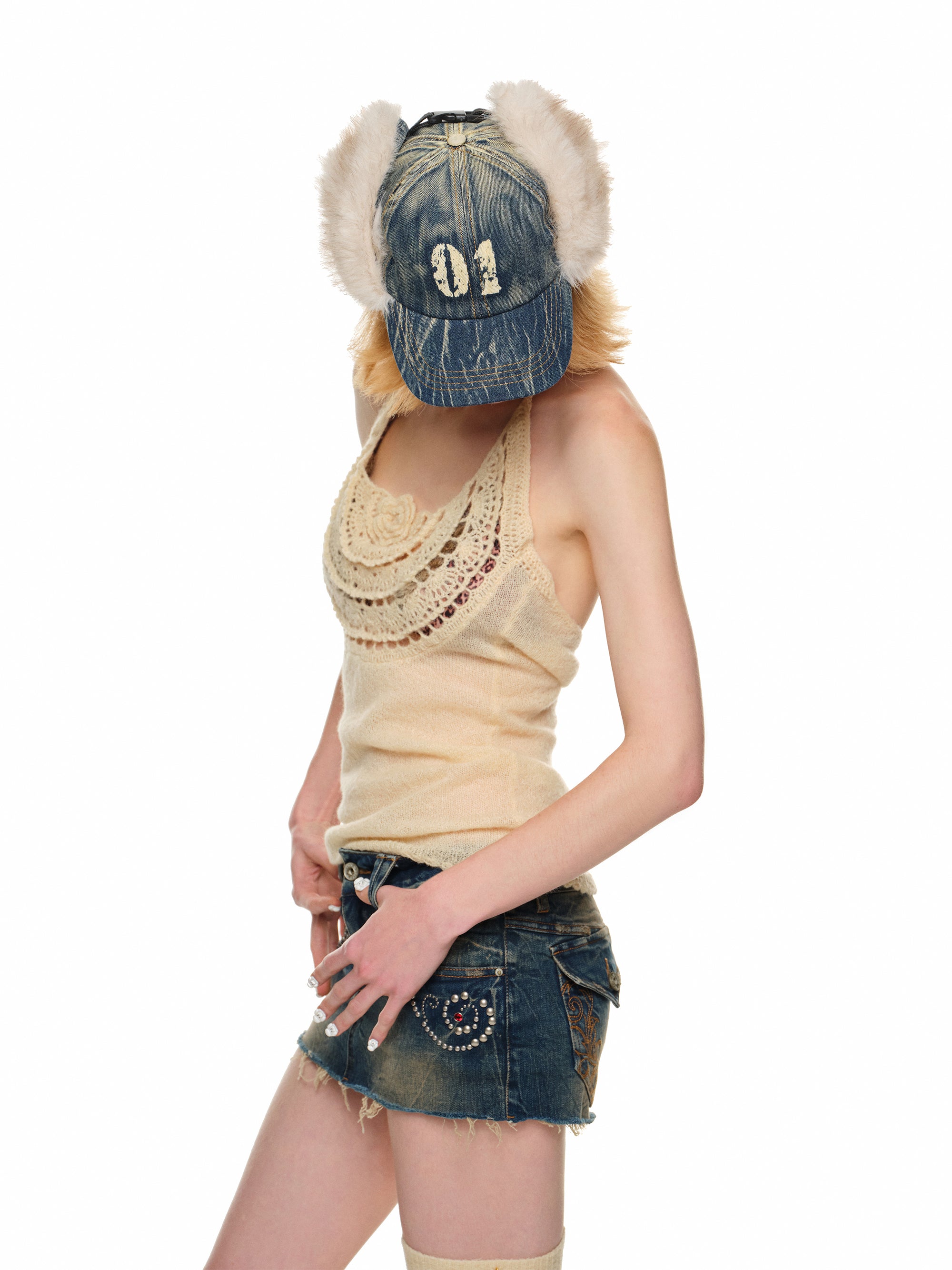 Threaded Rose Halter