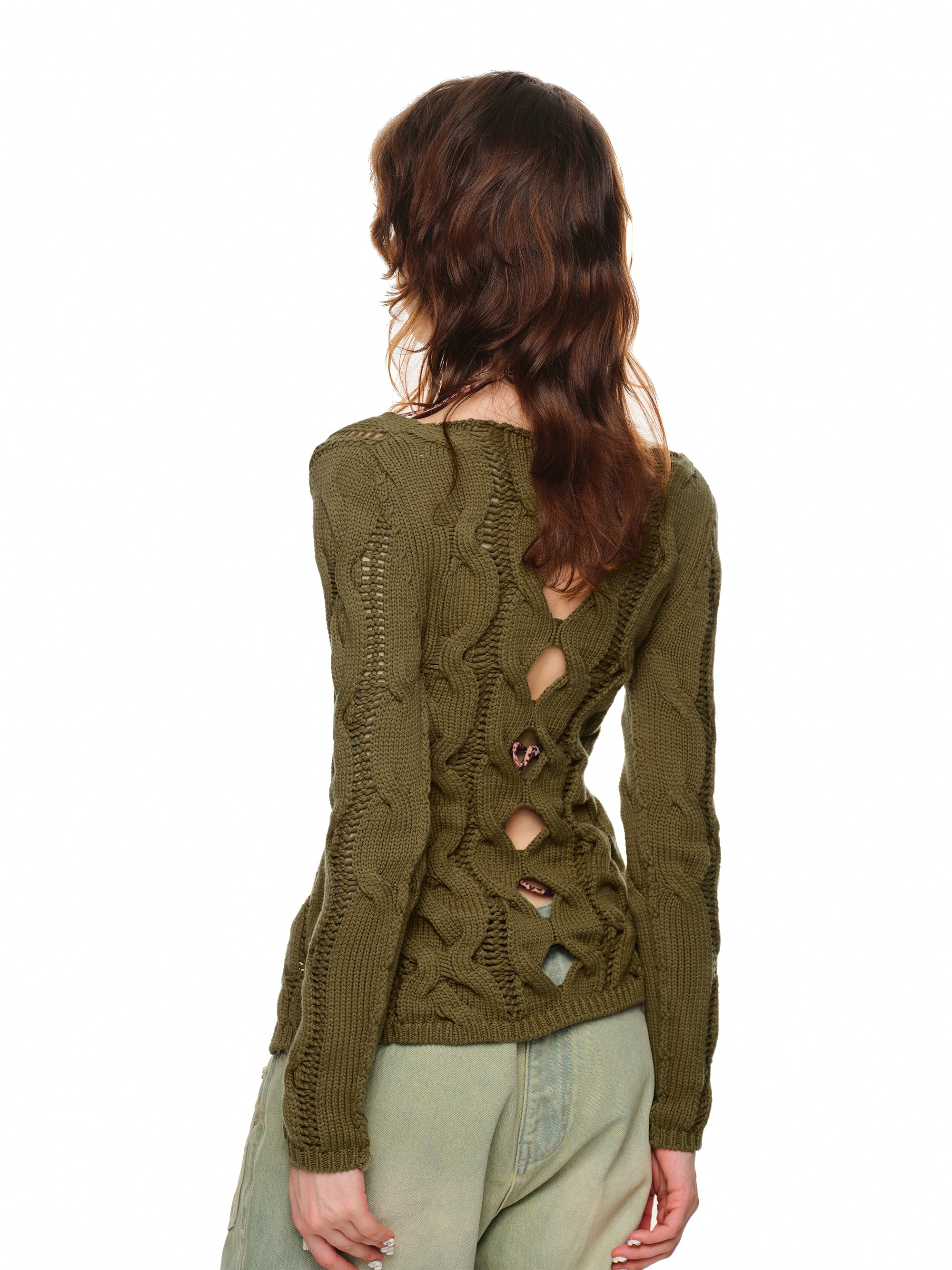 Cable Cut Knit