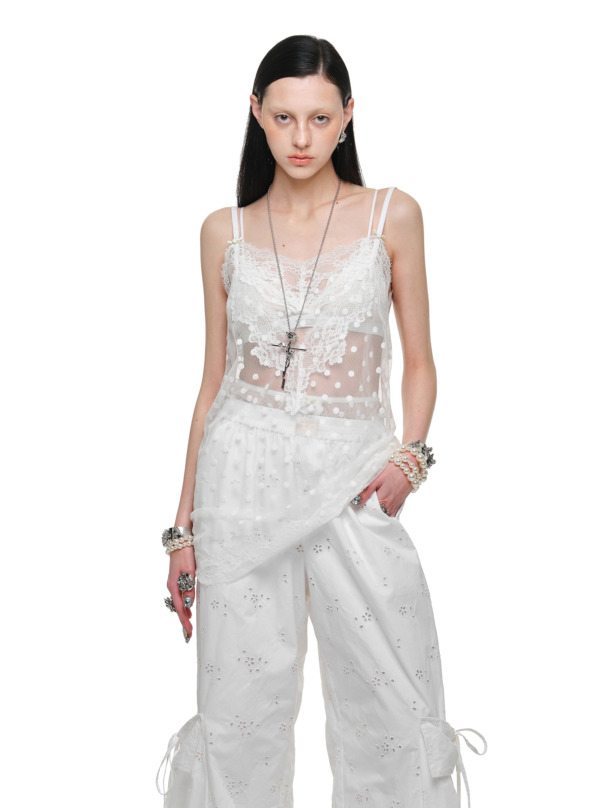 Dreamscape Dot Lace Dress