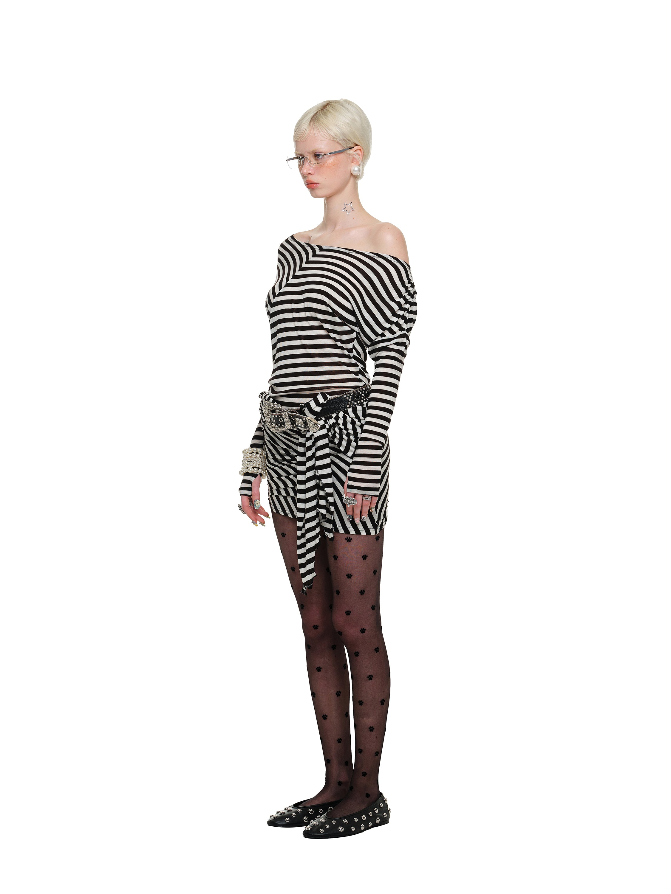 Monochrome Twist Dress