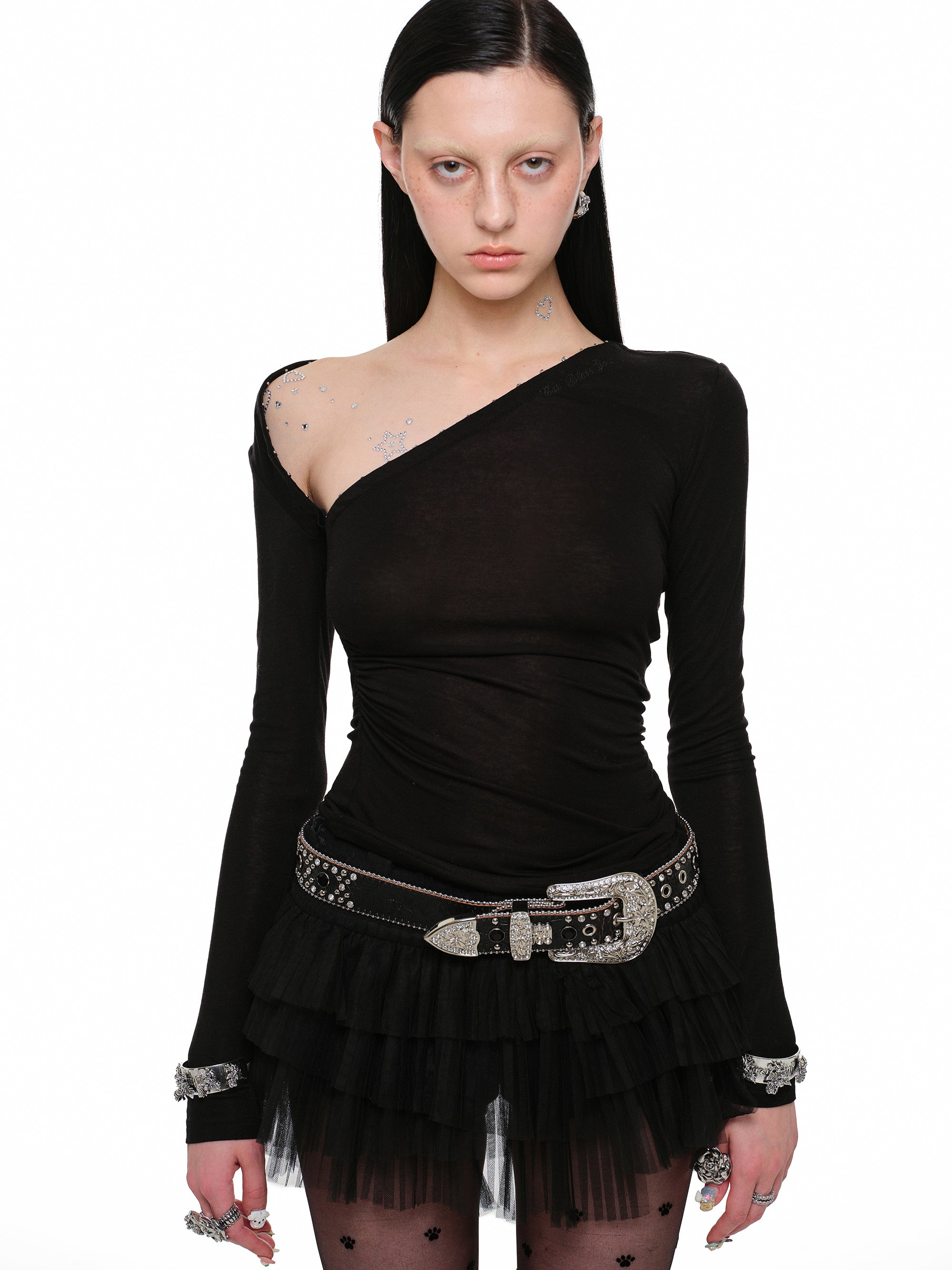 Sheer Layered Skirt
