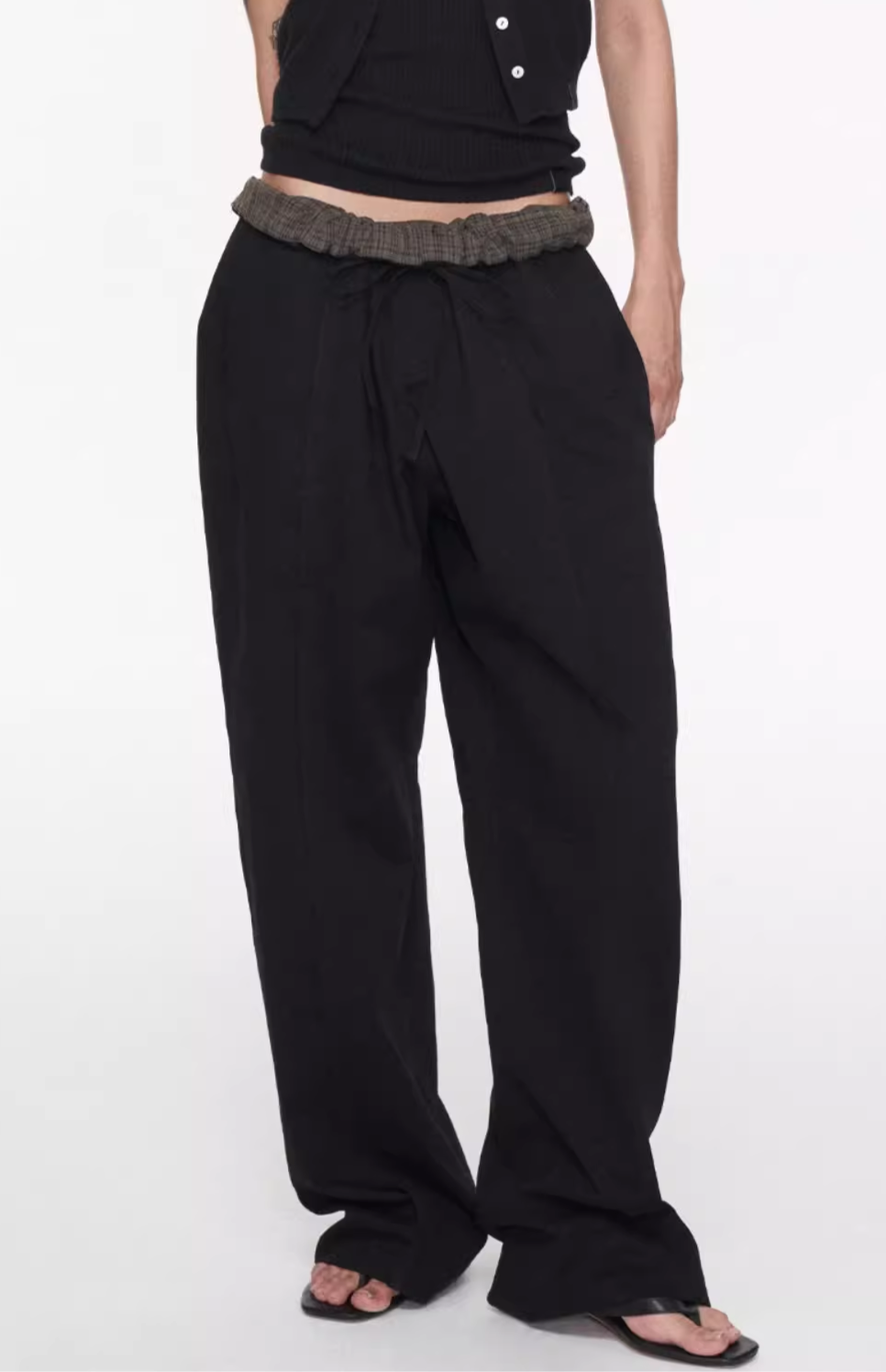 Casual Chic Drawstring Pants
