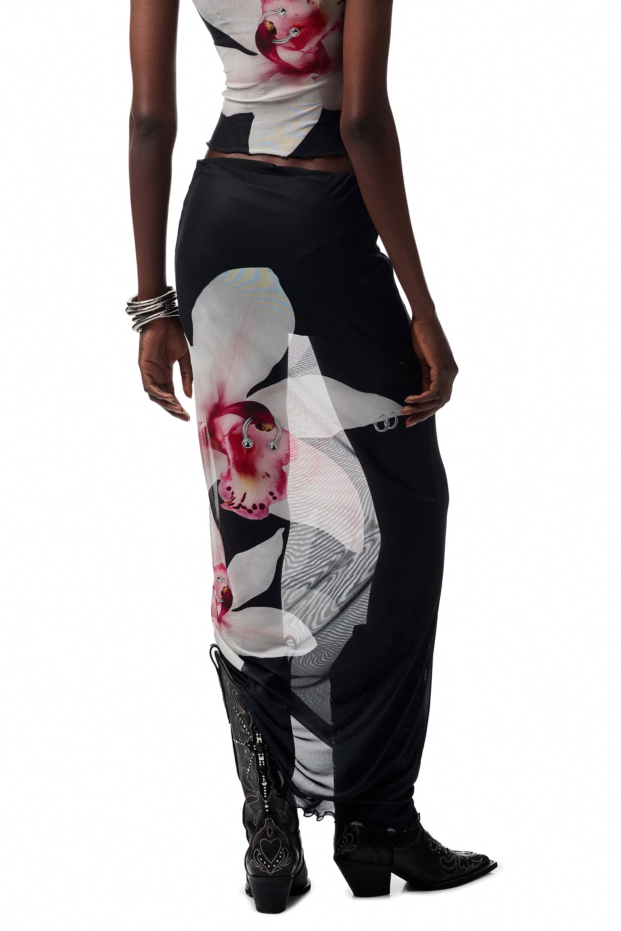 Island Pulse Mesh Skirt