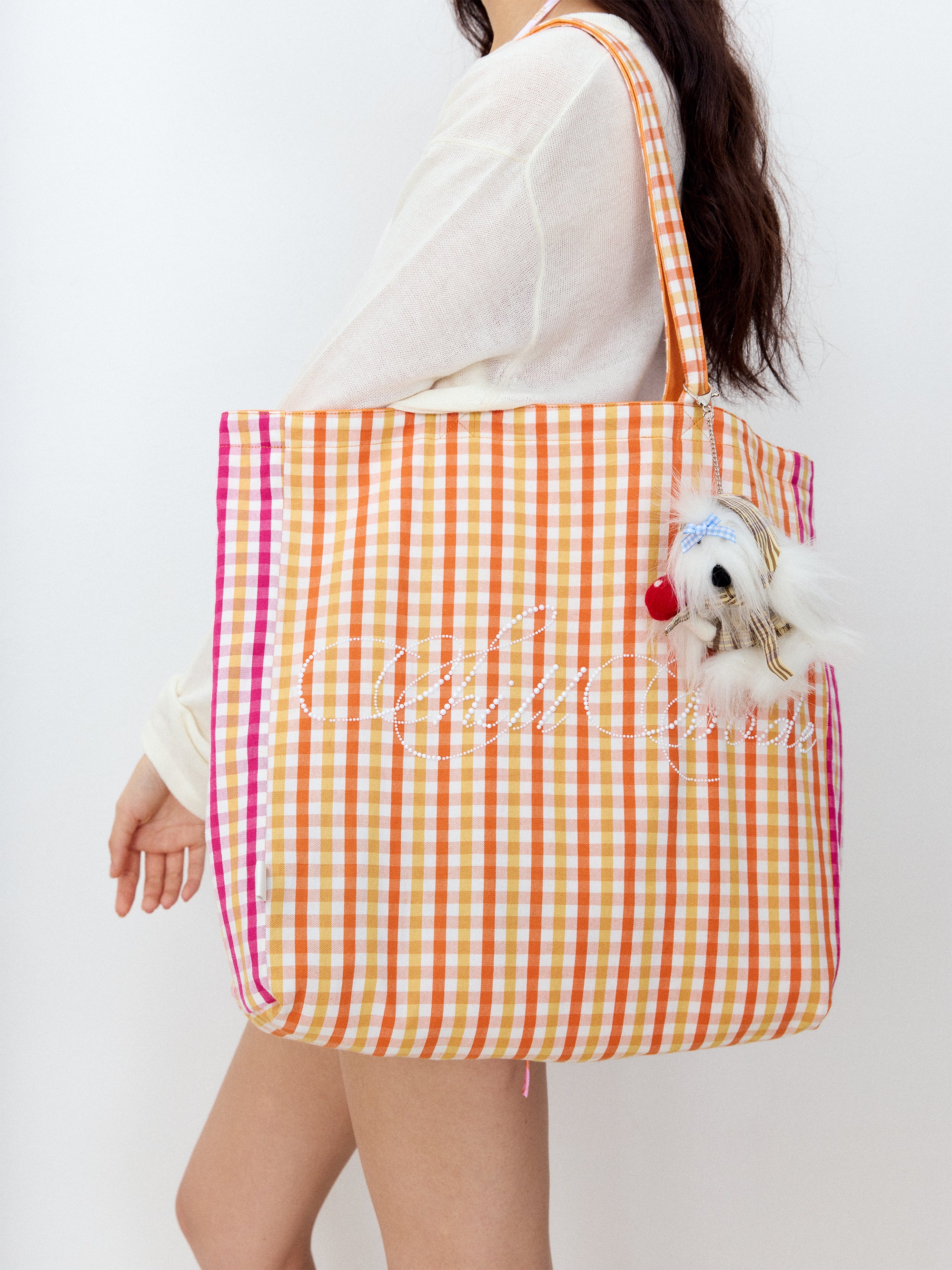 Gingham Glow Tote