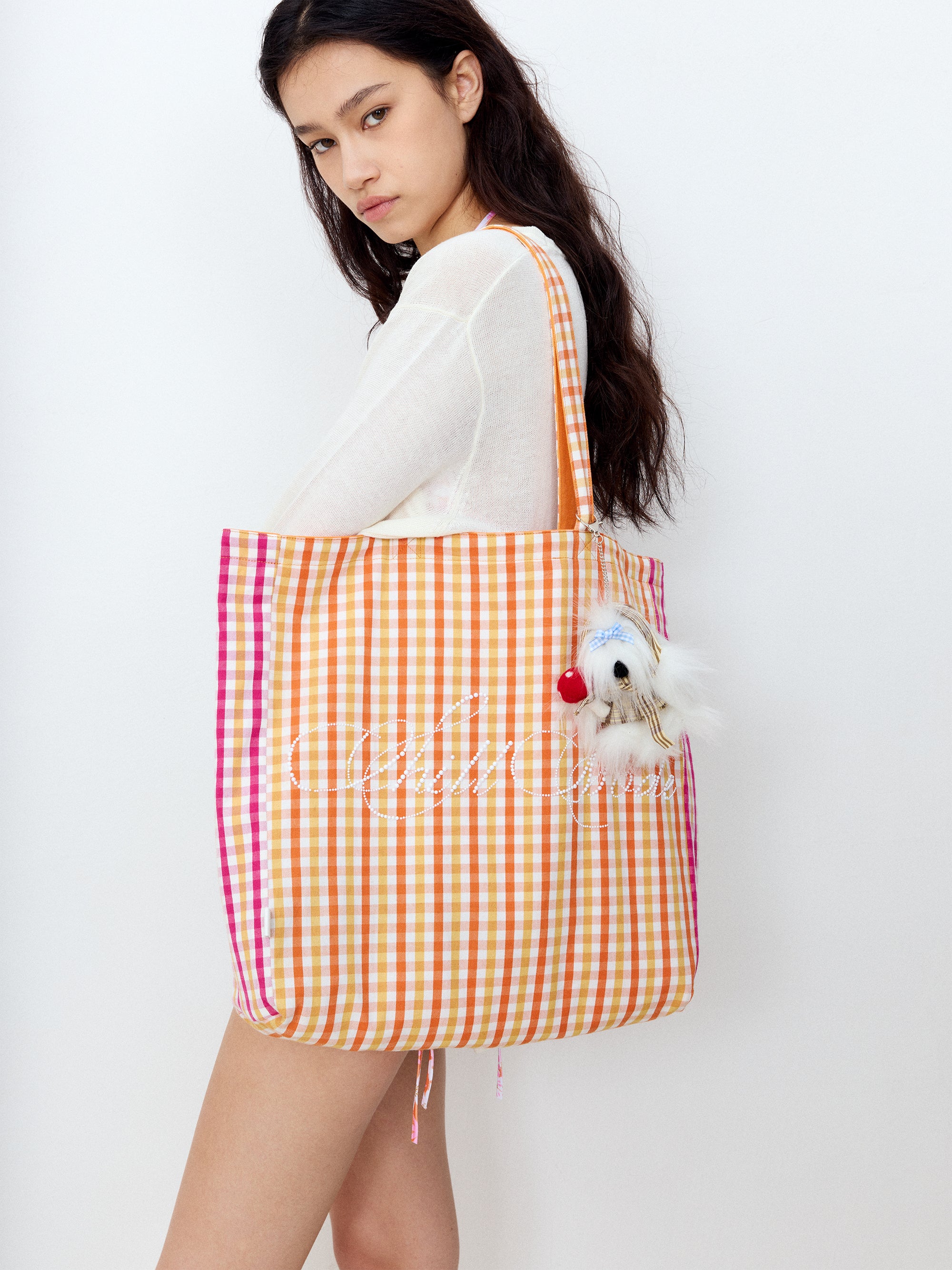 Gingham Glow Tote