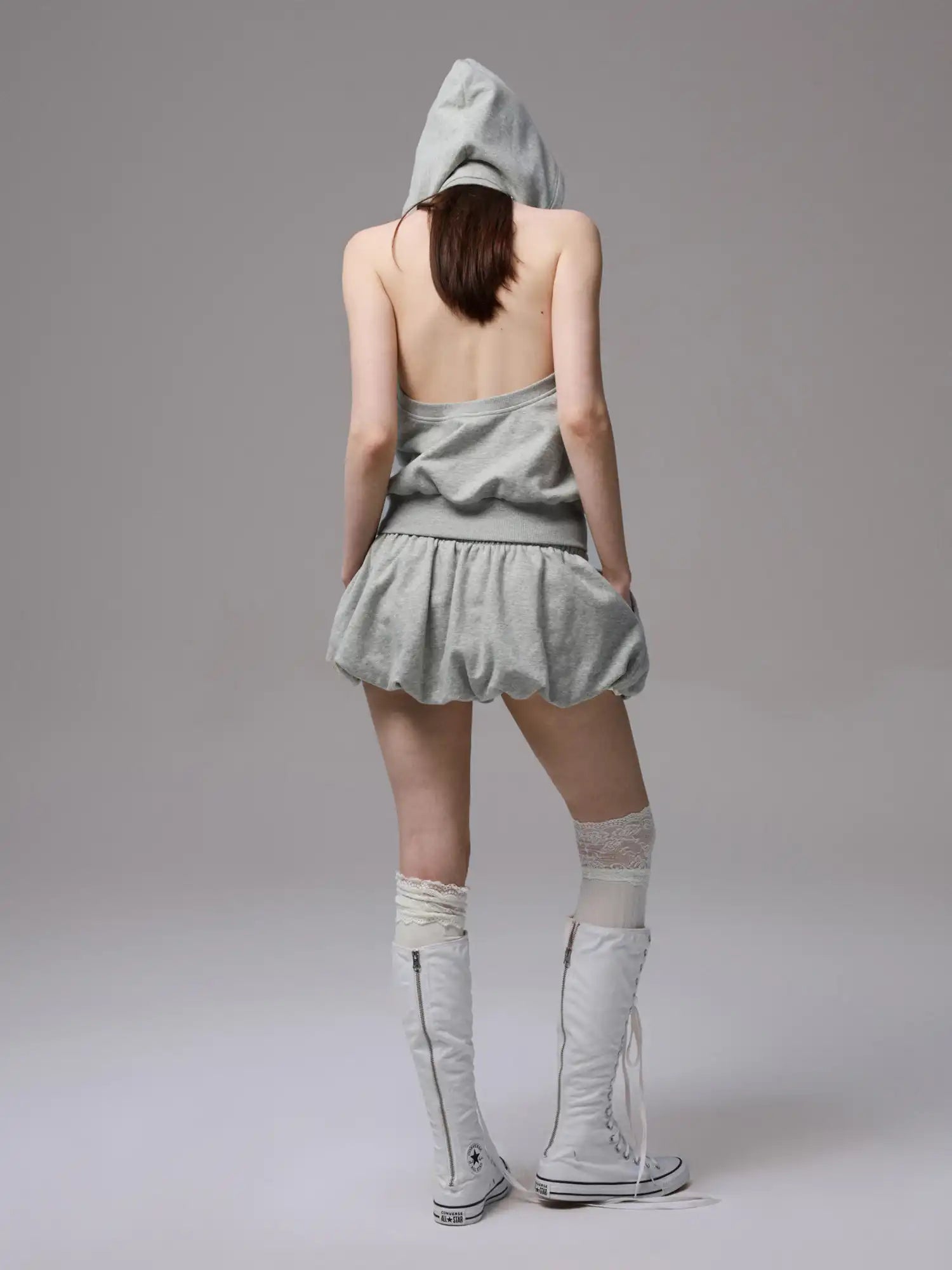 Y2K Puff Bubble Sweat Skirts