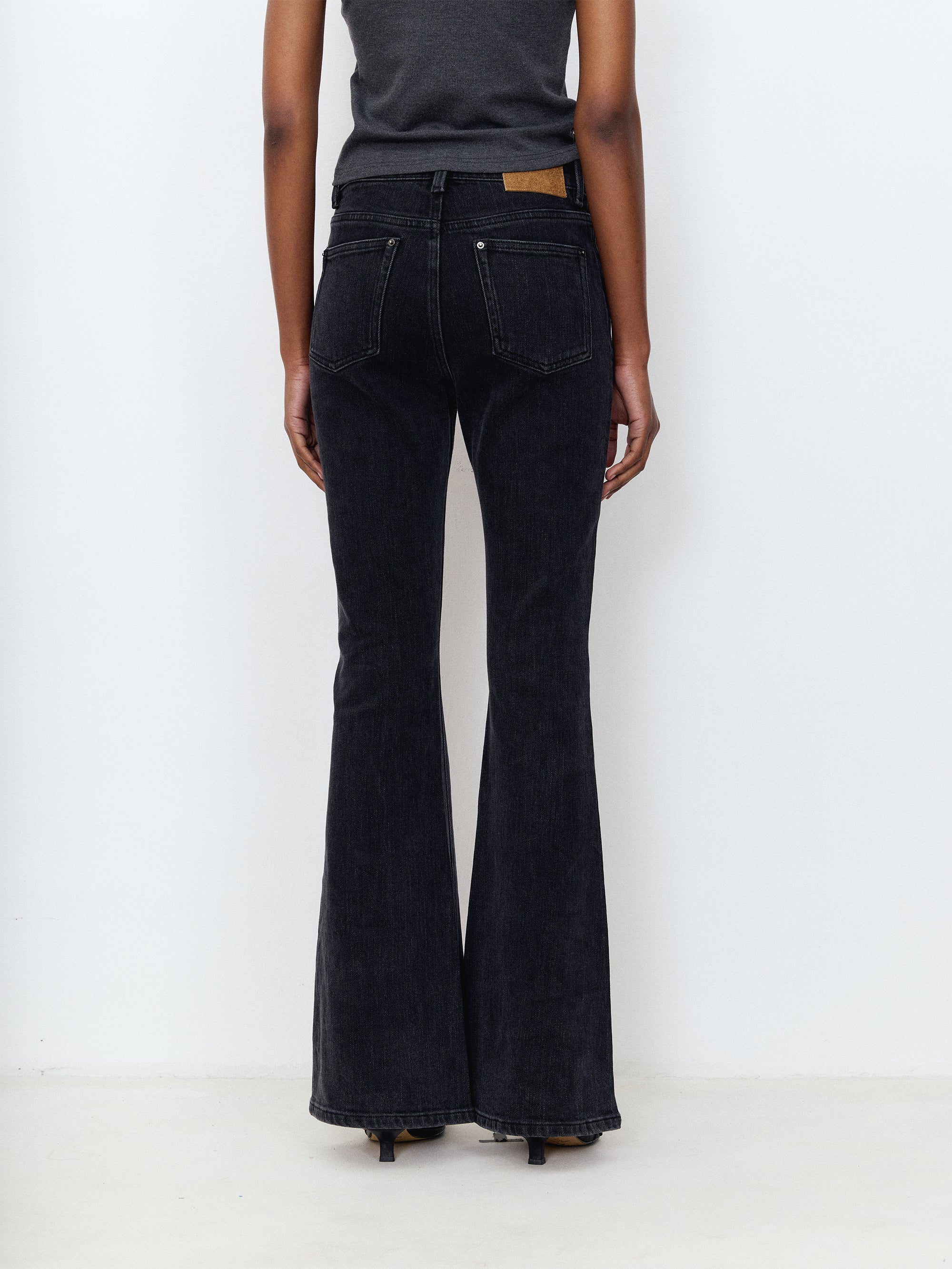 Mono Stretch Flare Jeans