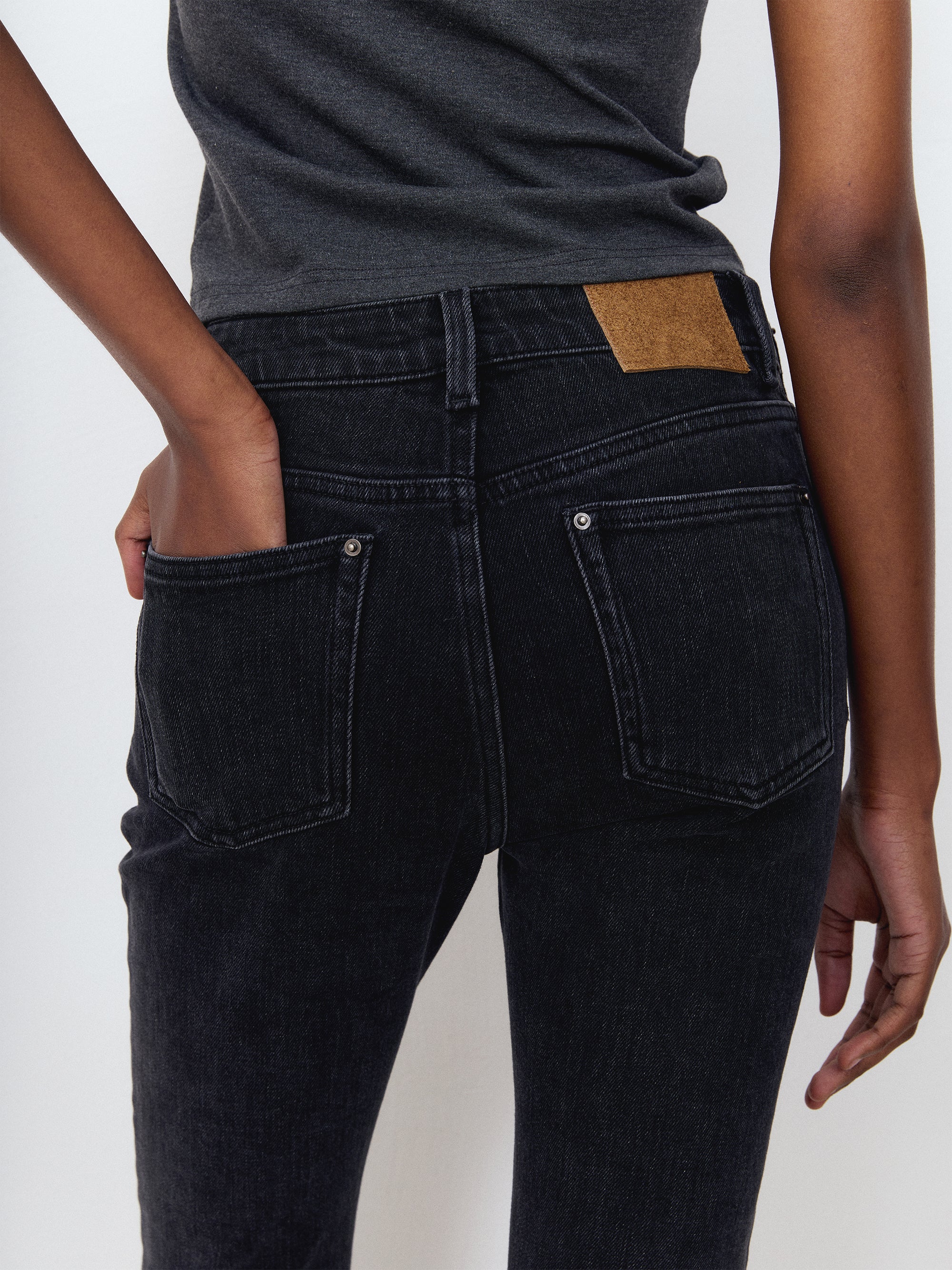 Mono Stretch Flare Jeans