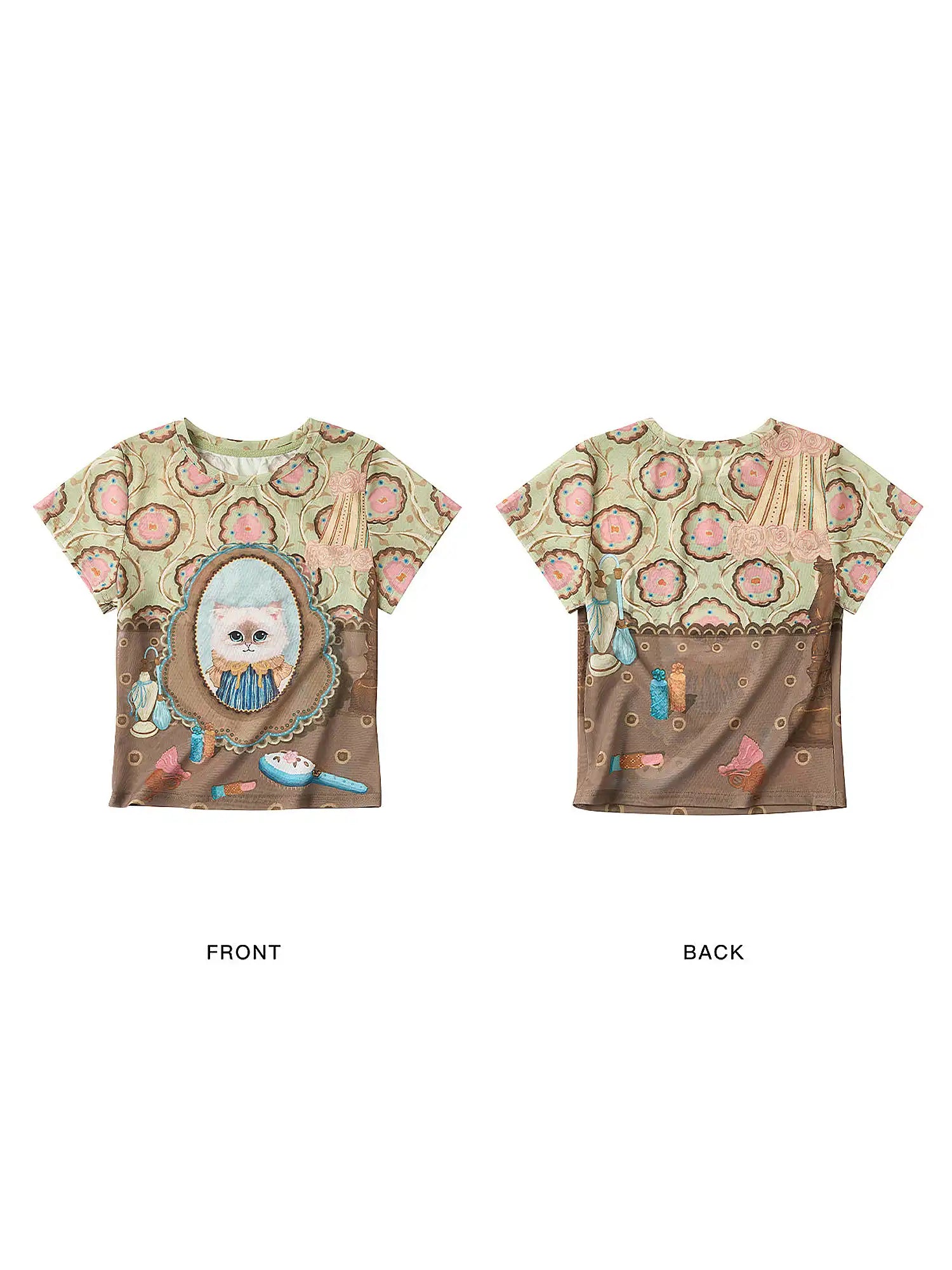 Outtheblue Magic Mirror Cat Crew Neck Tee | Canton Collective