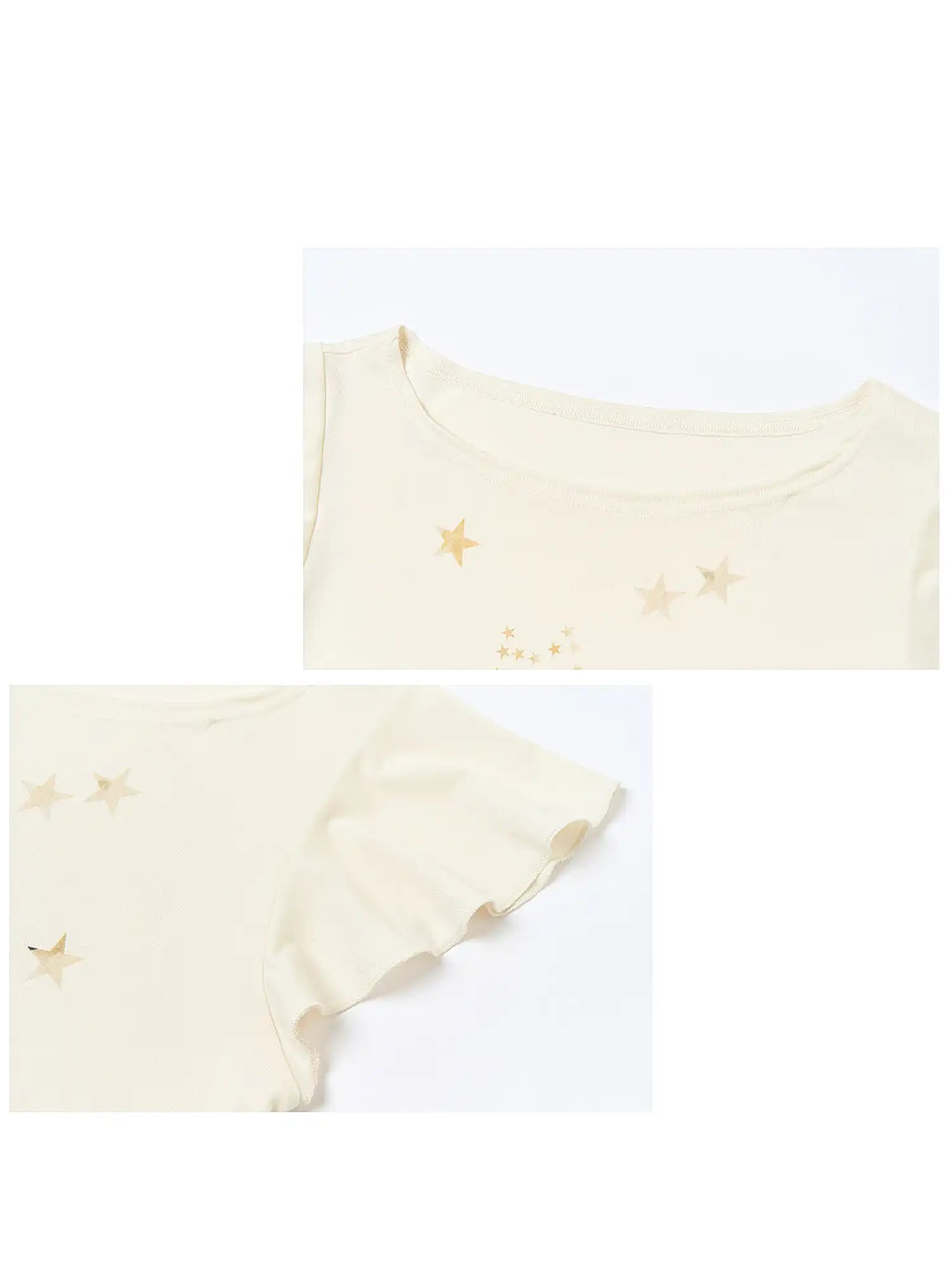 Outtheblue Flutter Sleeve Cotton Knit Top | Canton Collective