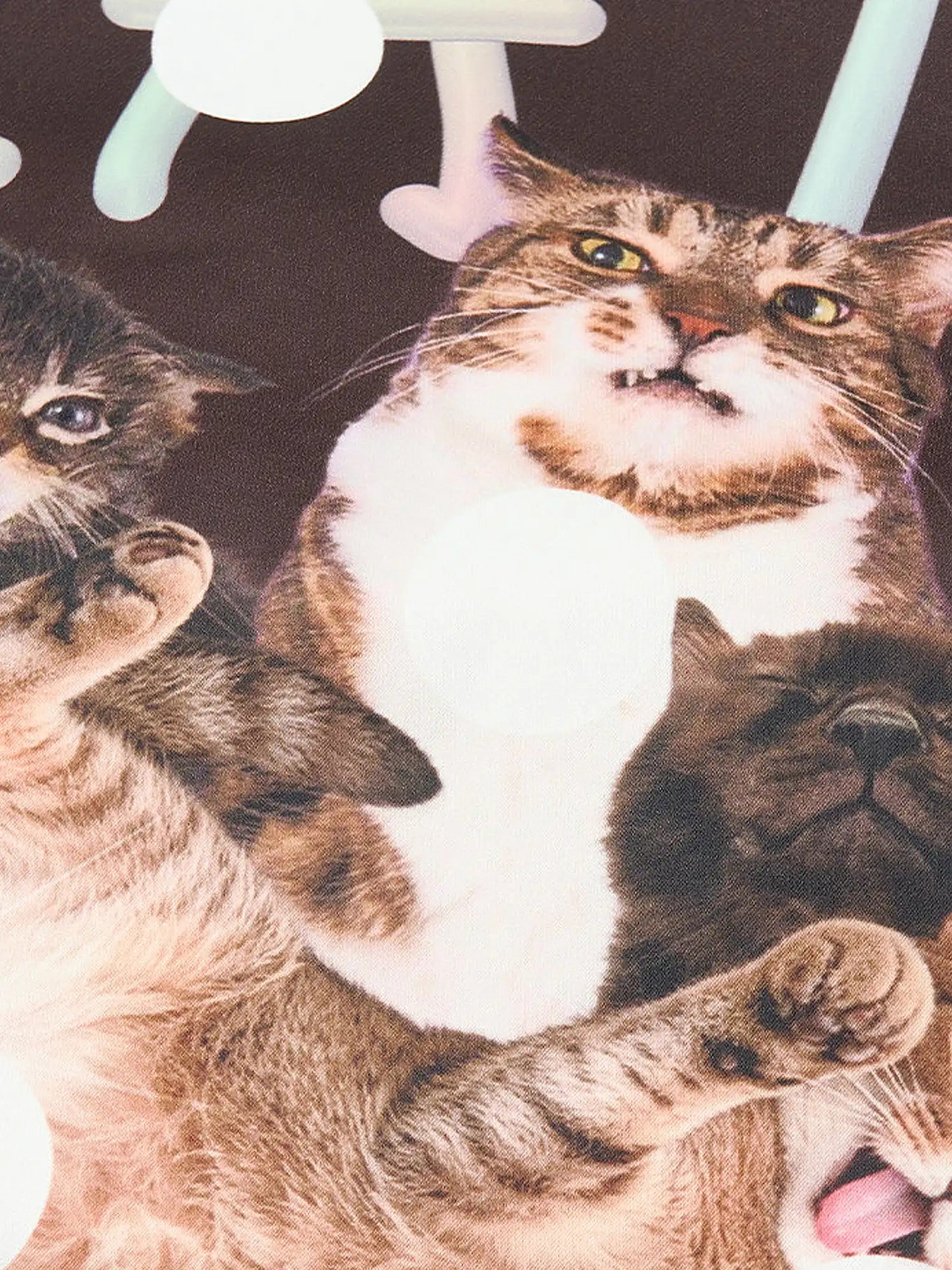 Outtheblue Polka Dot Cat Large Capacity Tote Bag | Canton Collective