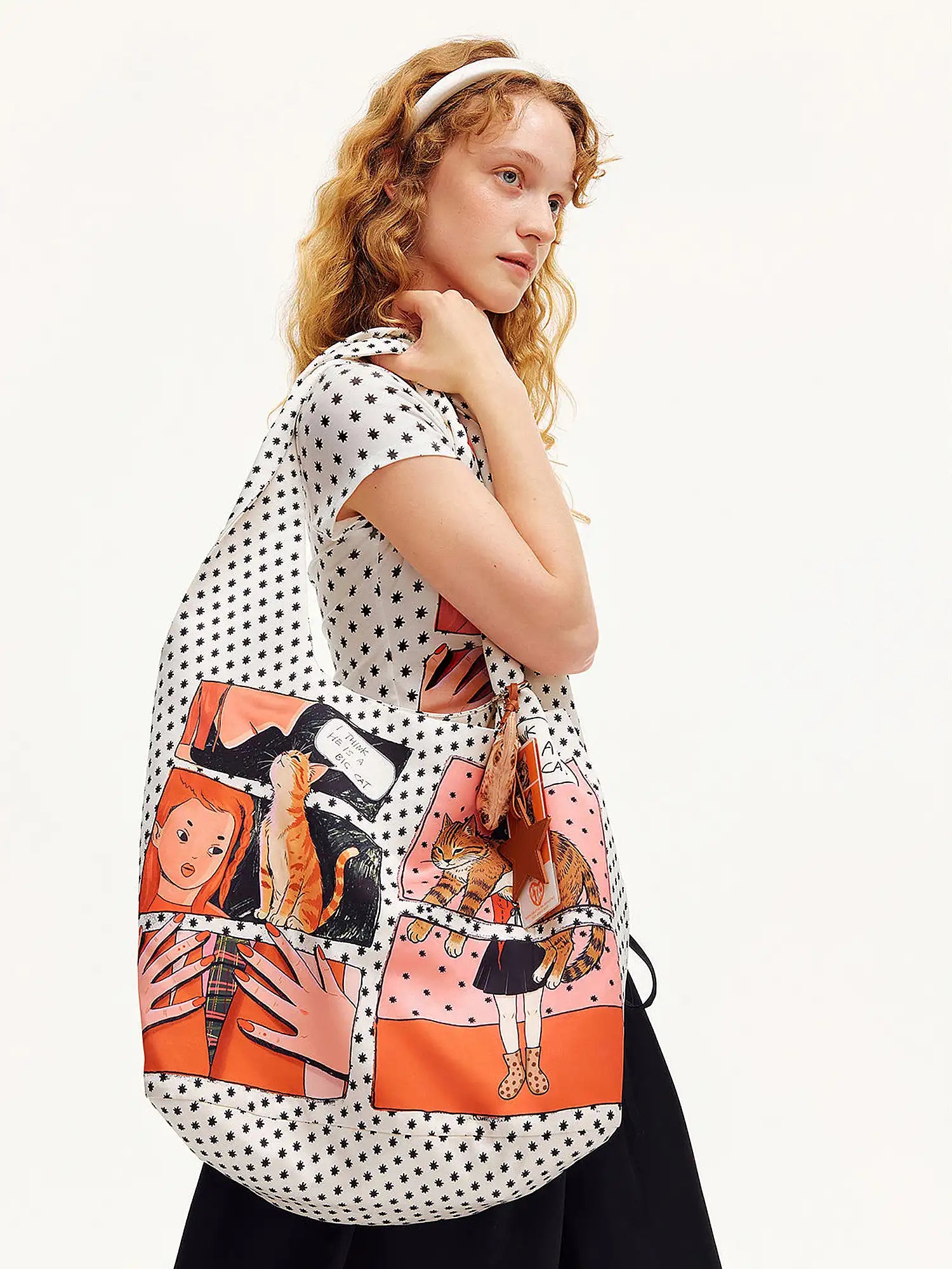 Outtheblue Comic Strip Satin Tote Bag | Canton Collective