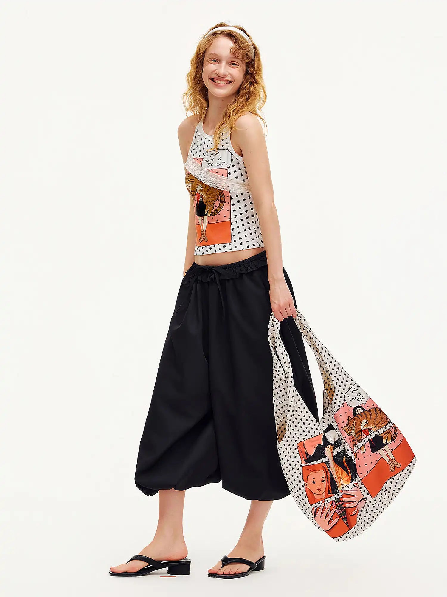 Outtheblue Comic Strip Satin Tote Bag | Canton Collective