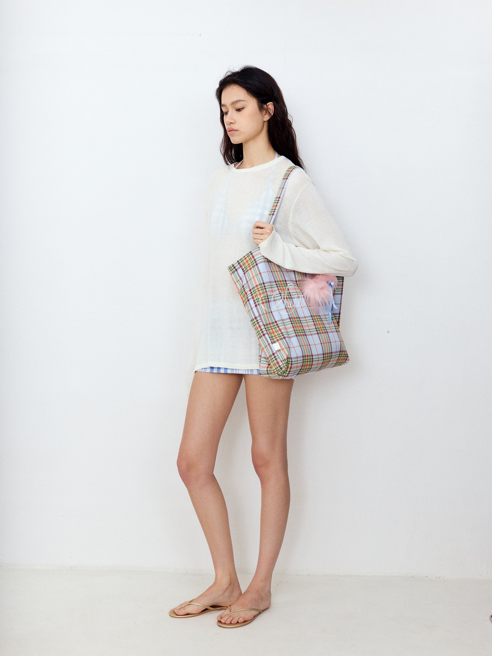 Gingham Glow Tote