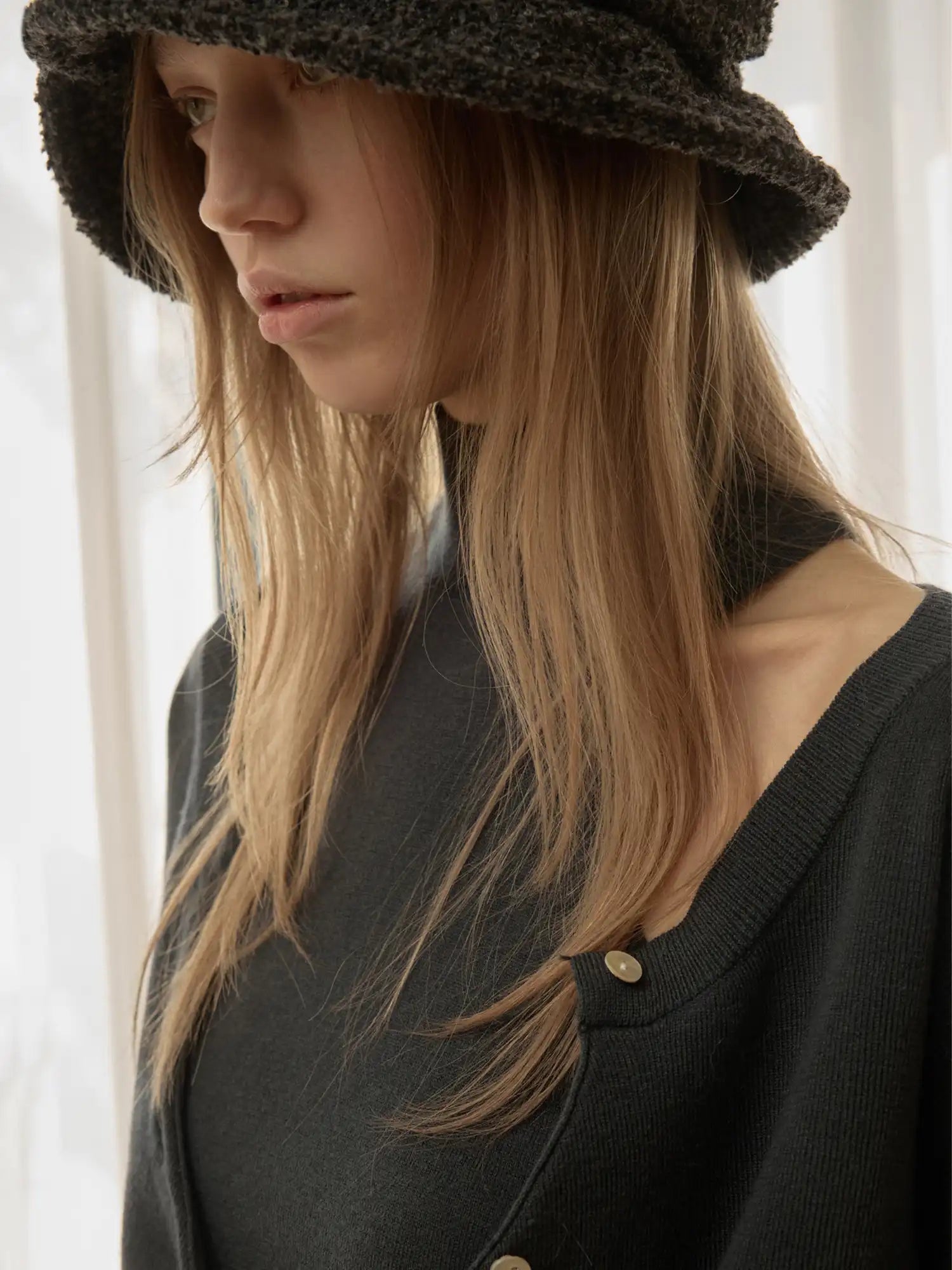 1Jinn Studio 2-in-1 Turtleneck Vest Cardigan | Canton Collective