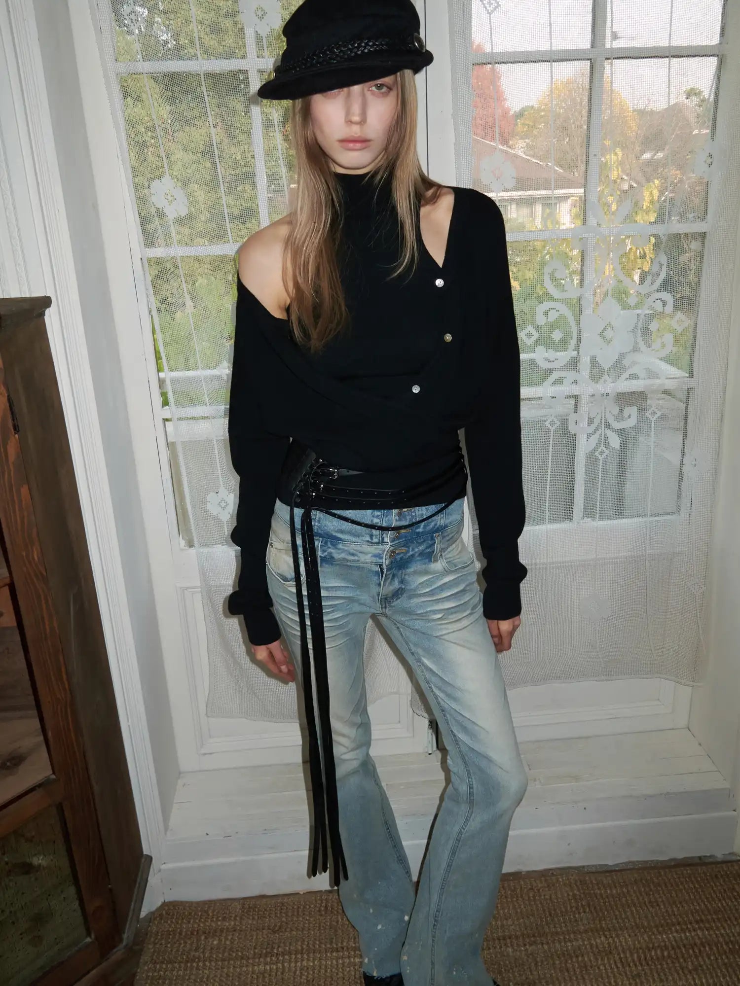 1Jinn Studio 2-in-1 Turtleneck Vest Cardigan | Canton Collective