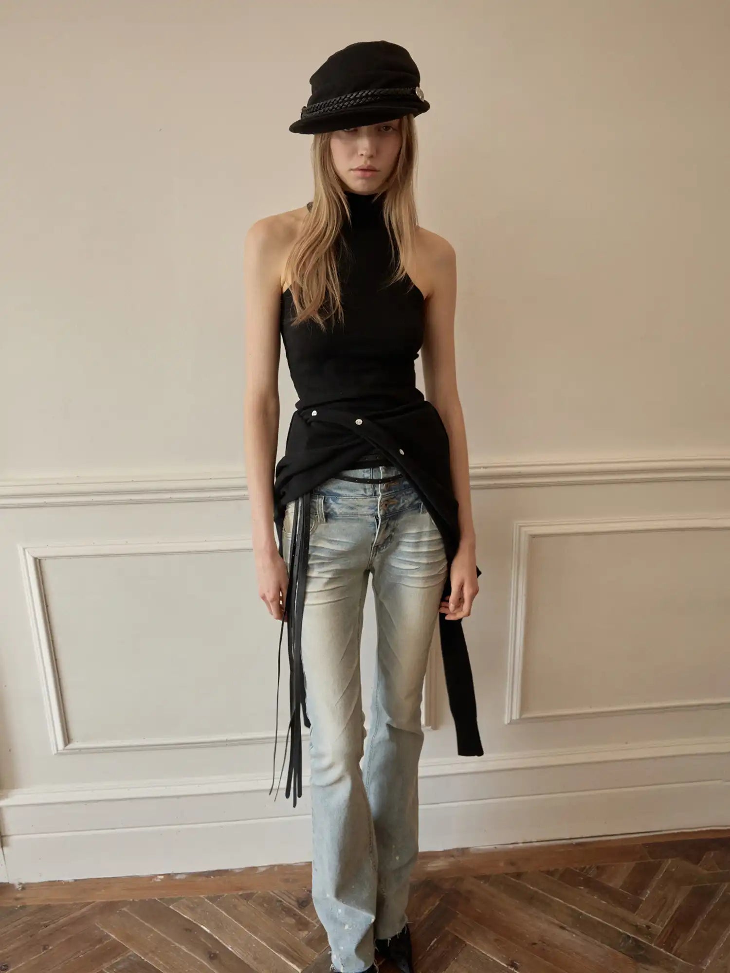 1Jinn Studio 2-in-1 Turtleneck Vest Cardigan | Canton Collective