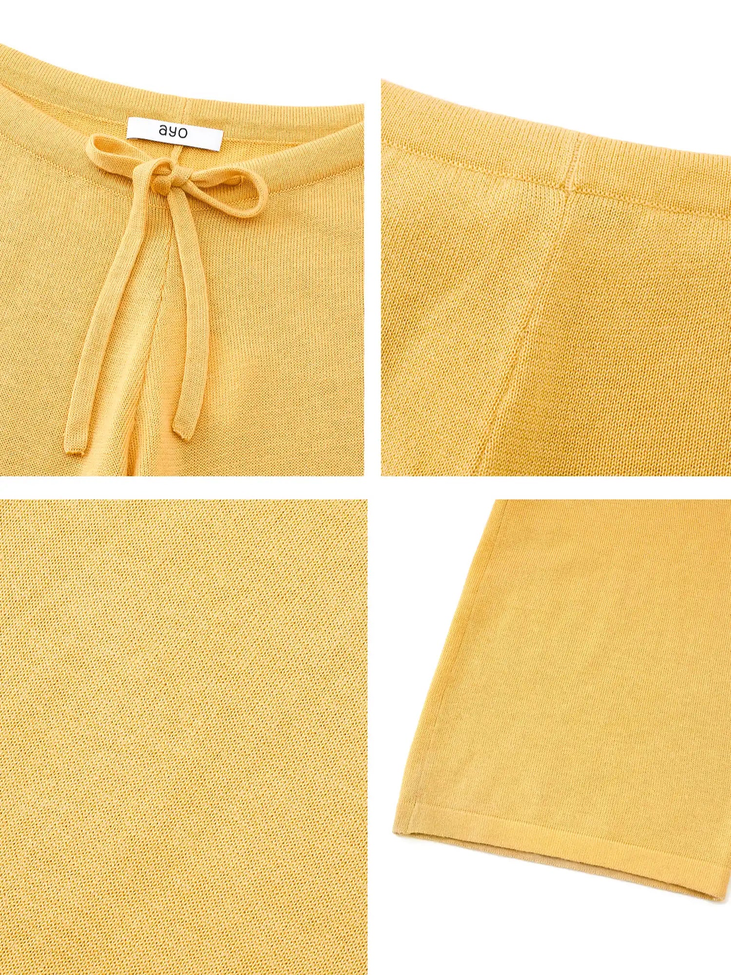 Ayo 2000s Low Rise Drawstring Knit Pants | Canton Collective