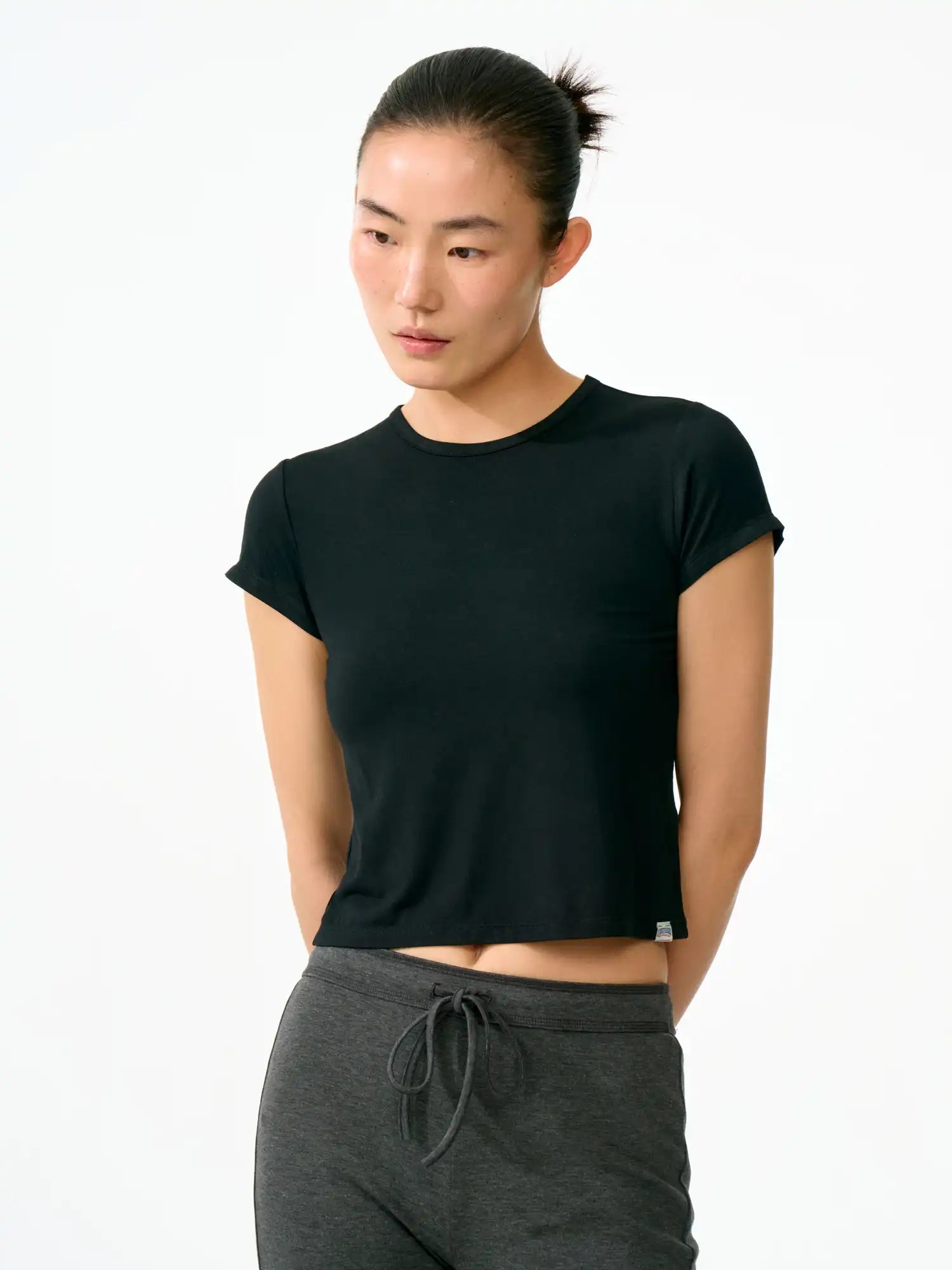 FirstFloor 90s Nostalgia Baby Tee In Skin-Soft Modal | Canton Collective