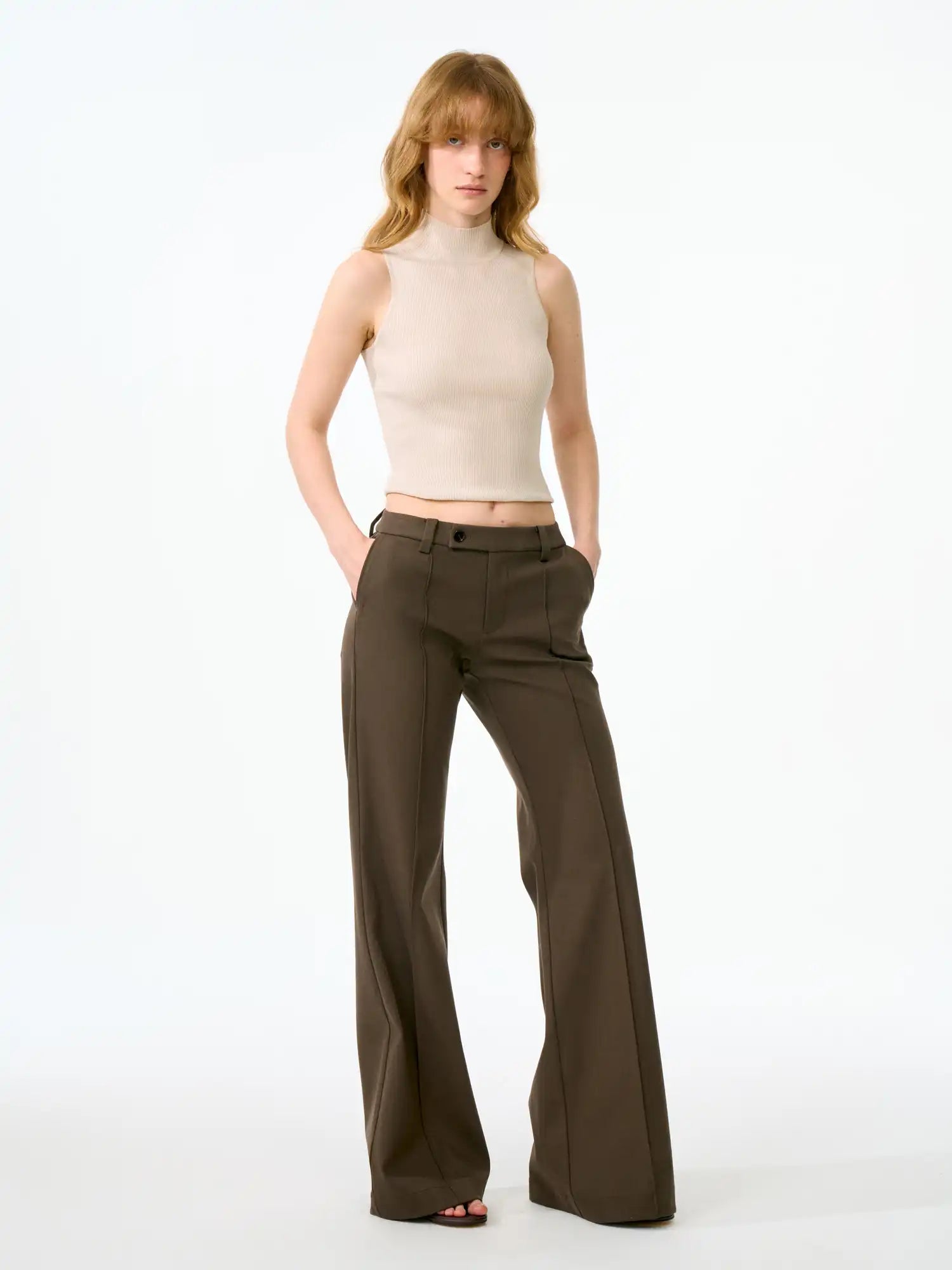 FirstFloor 90s Retro Low-Rise Floor-Length Puddle Pants | Canton Collective