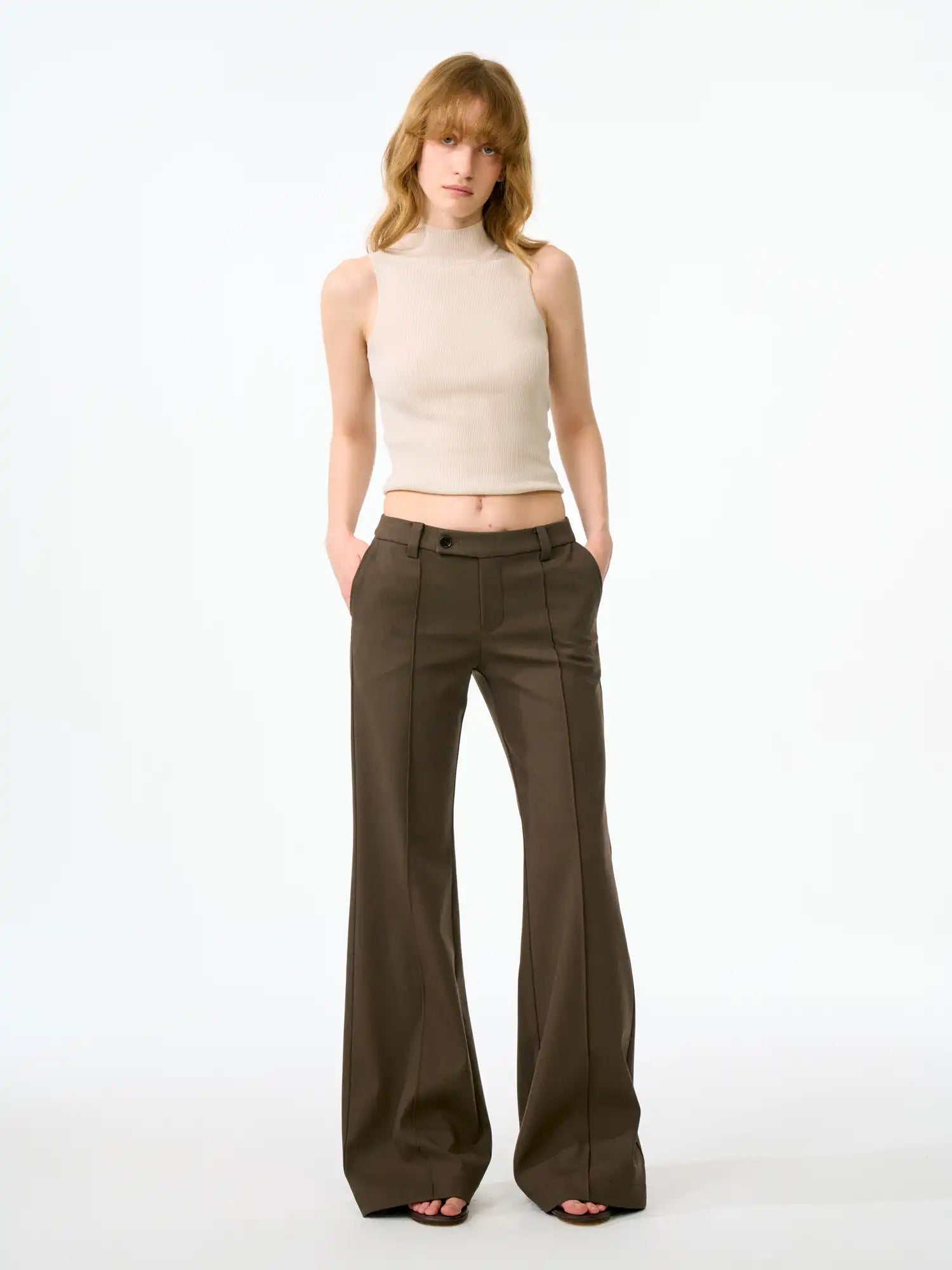 FirstFloor 90s Retro Low-Rise Floor-Length Puddle Pants | Canton Collective