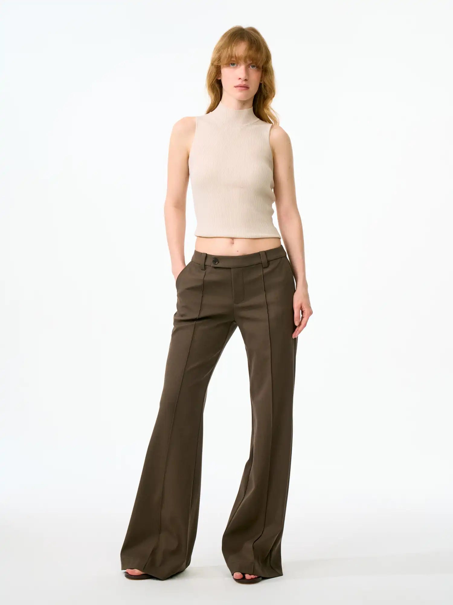 FirstFloor 90s Retro Low-Rise Floor-Length Puddle Pants | Canton Collective