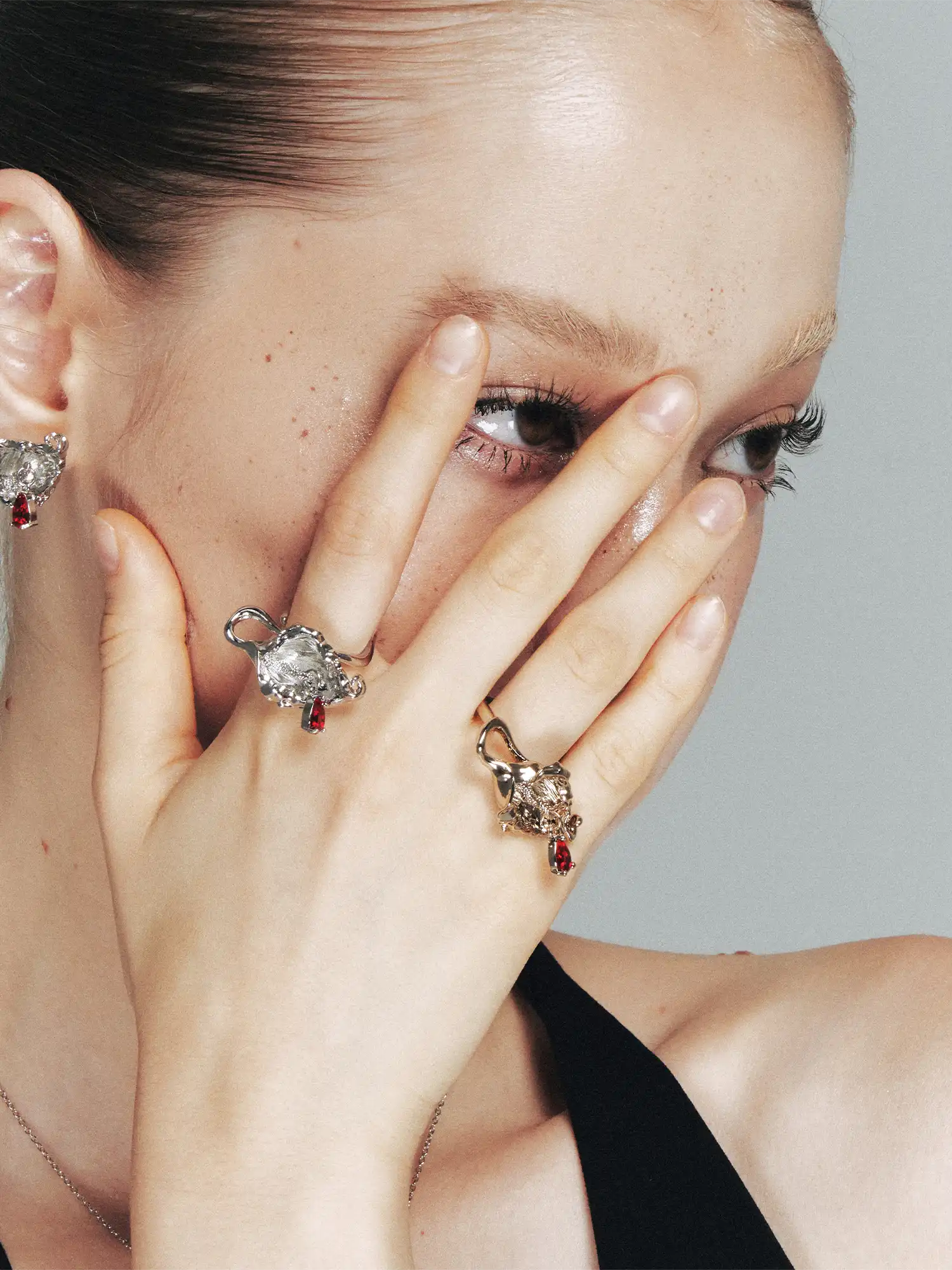 1Jinn M2M Adjustable Crystal Ring | Canton Collective
