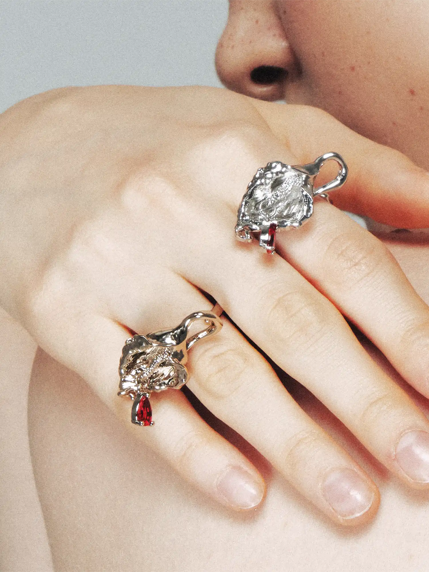 1Jinn M2M Adjustable Crystal Ring | Canton Collective