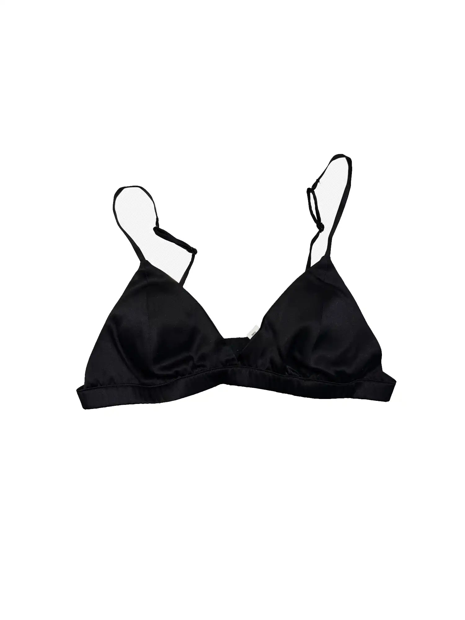Deleteex Artisan Silk Blend Triangle Bra With Delicate Adjustable Straps | Canton Collective