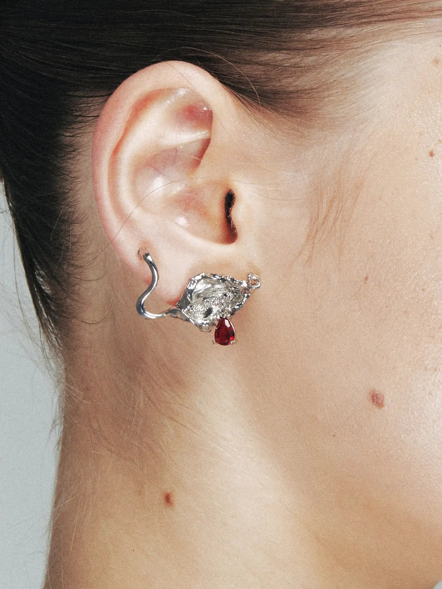 1Jinn M2M Artistic Teardrop Stud Earrings | Canton Collective