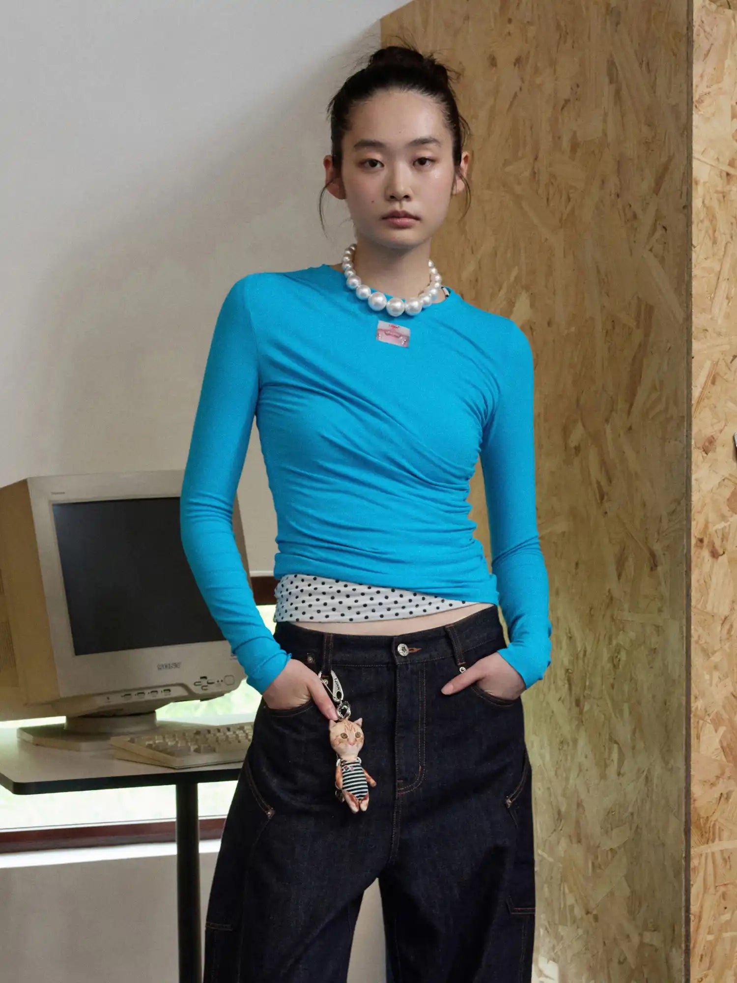 1Jinn Studio Asymmetric Gather Top | Canton Collective