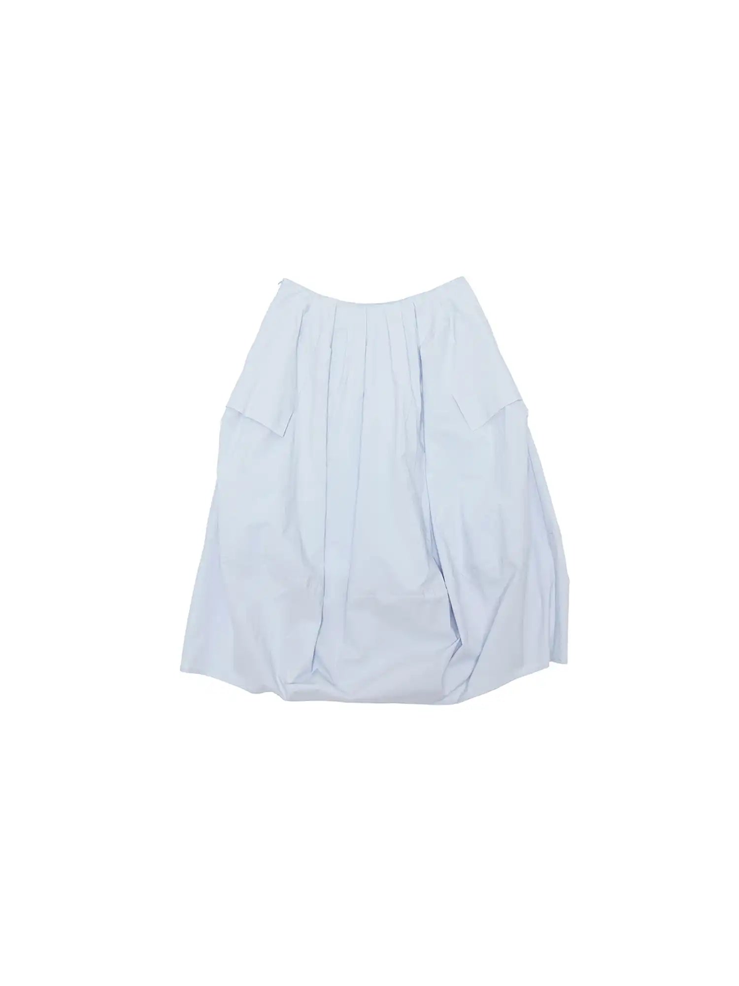 CantonCollective Design Asymmetric Hem Midi Bubble Skirt | Canton Collective