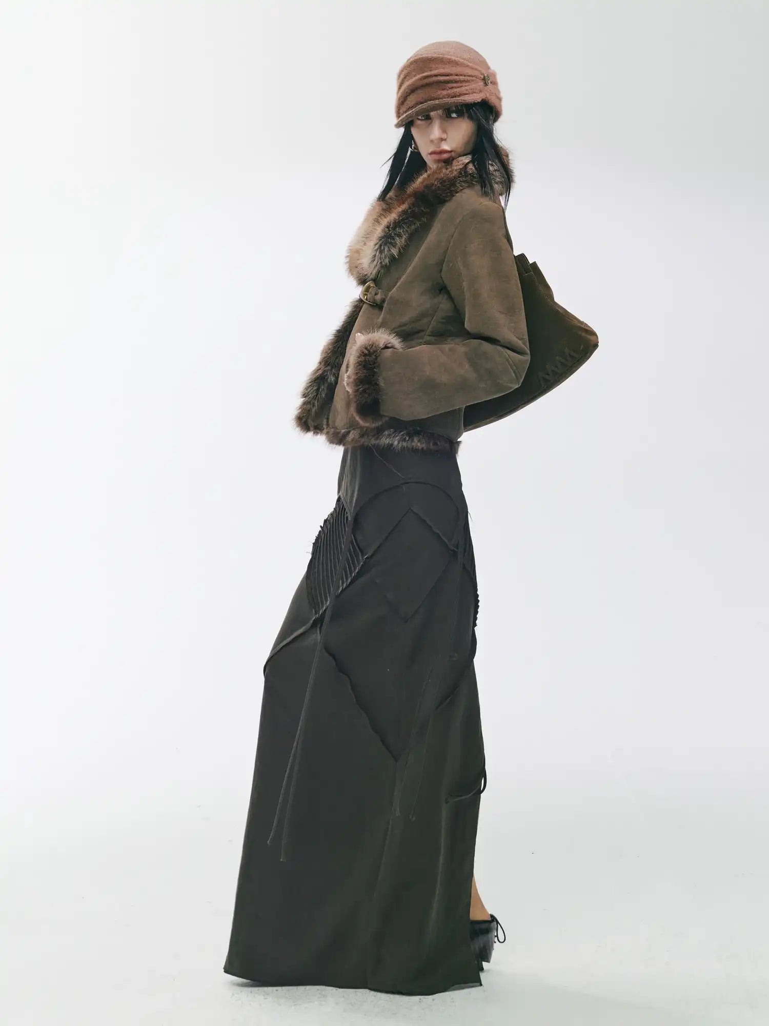 2th Desire Asymmetric Shearling Street Jacket | Canton Collective