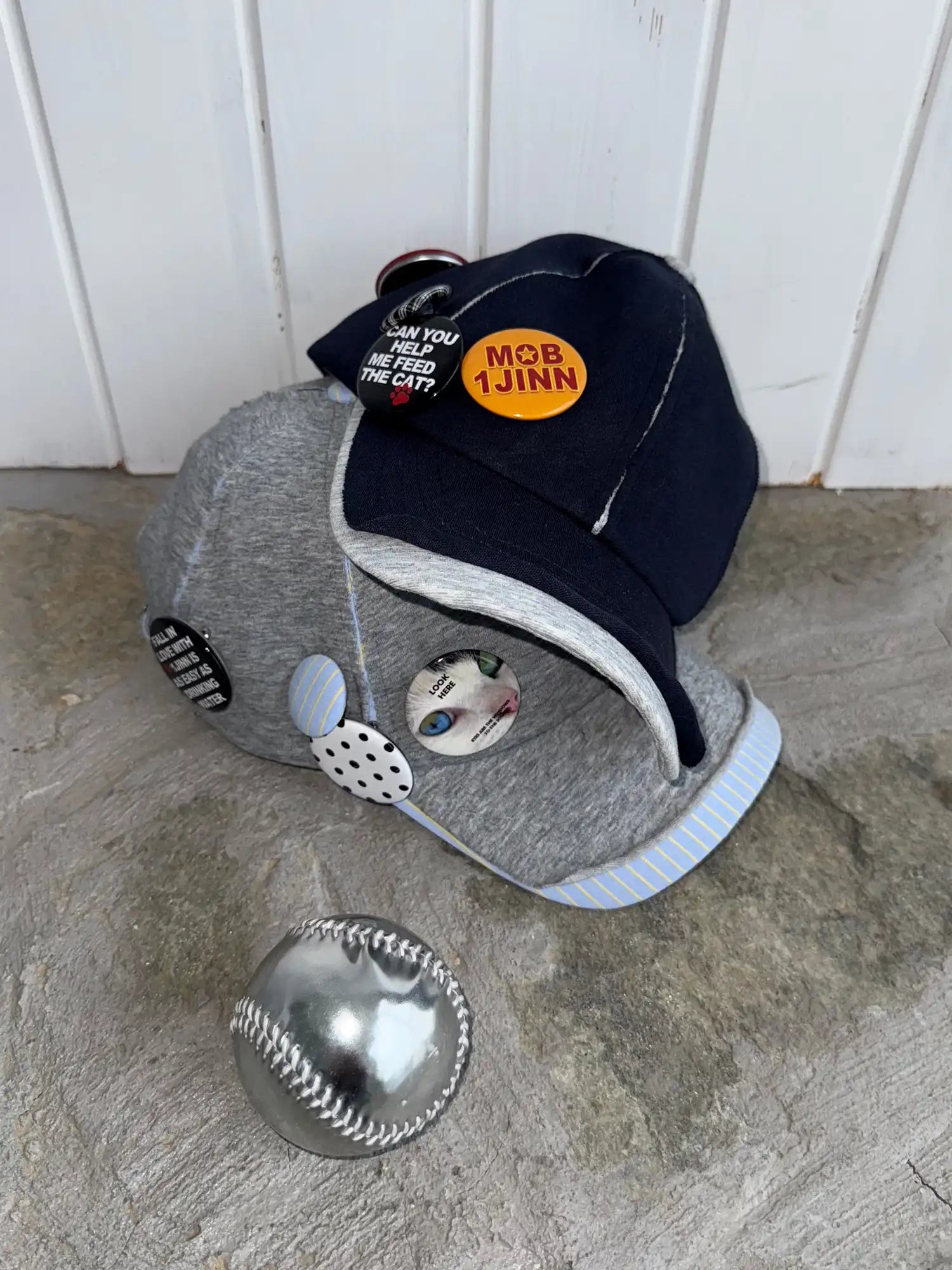 1Jinn Studio Badge Detail Baseball Cap | Canton Collective