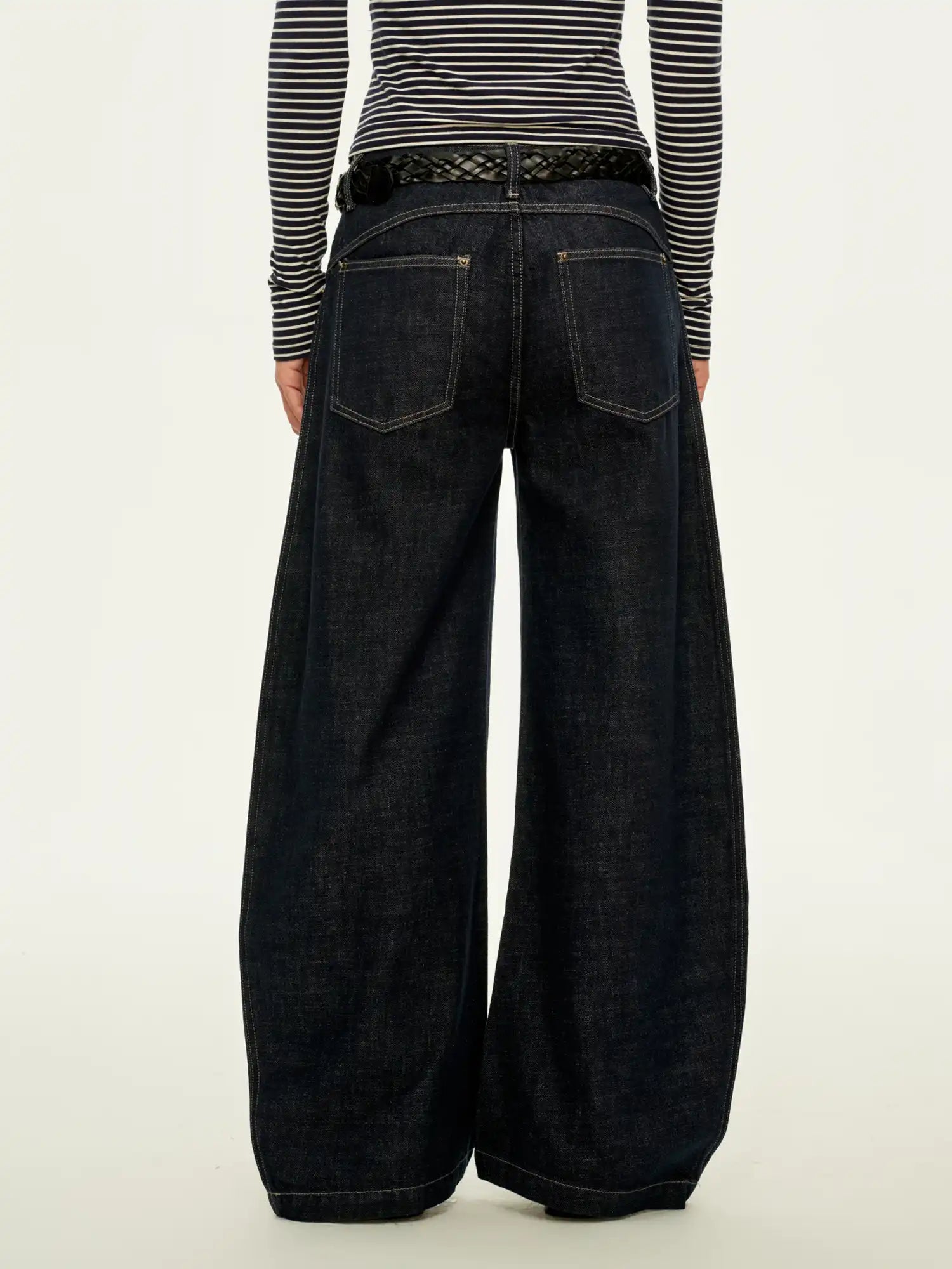FirstFloor Baggy Denim Wide Leg Pants | Canton Collective