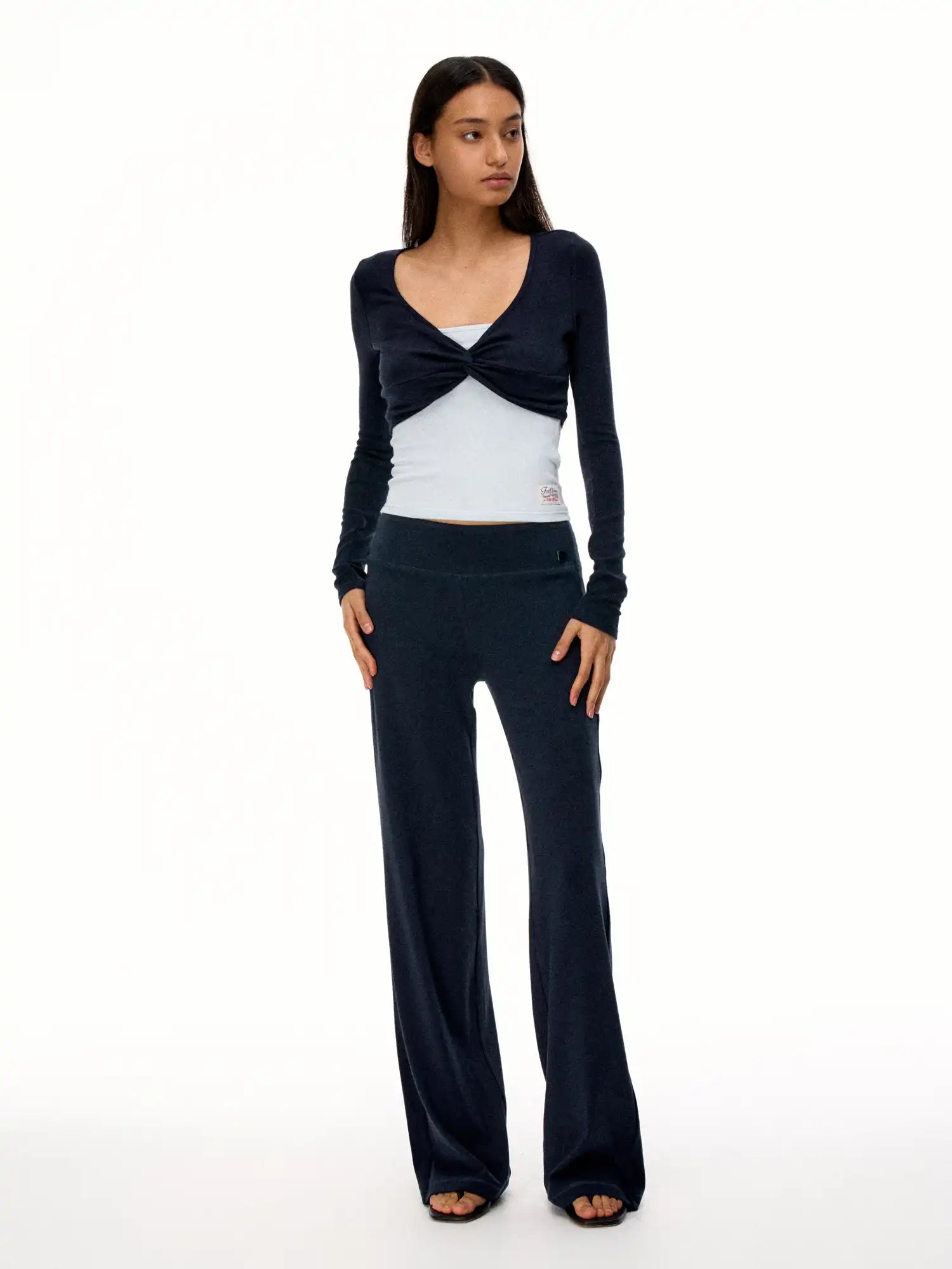 FirstFloor Ballet-Style Twist Long Sleeves Top | Canton Collective