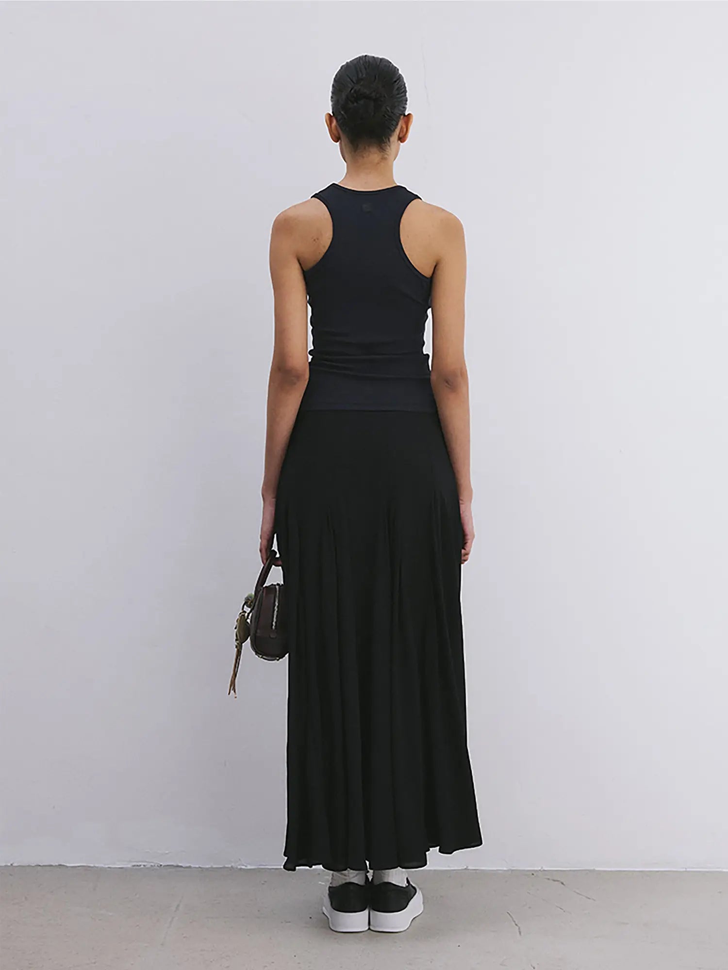 First Floor Balletcore Plaid Sheer Midi Skirt | Canton Collective