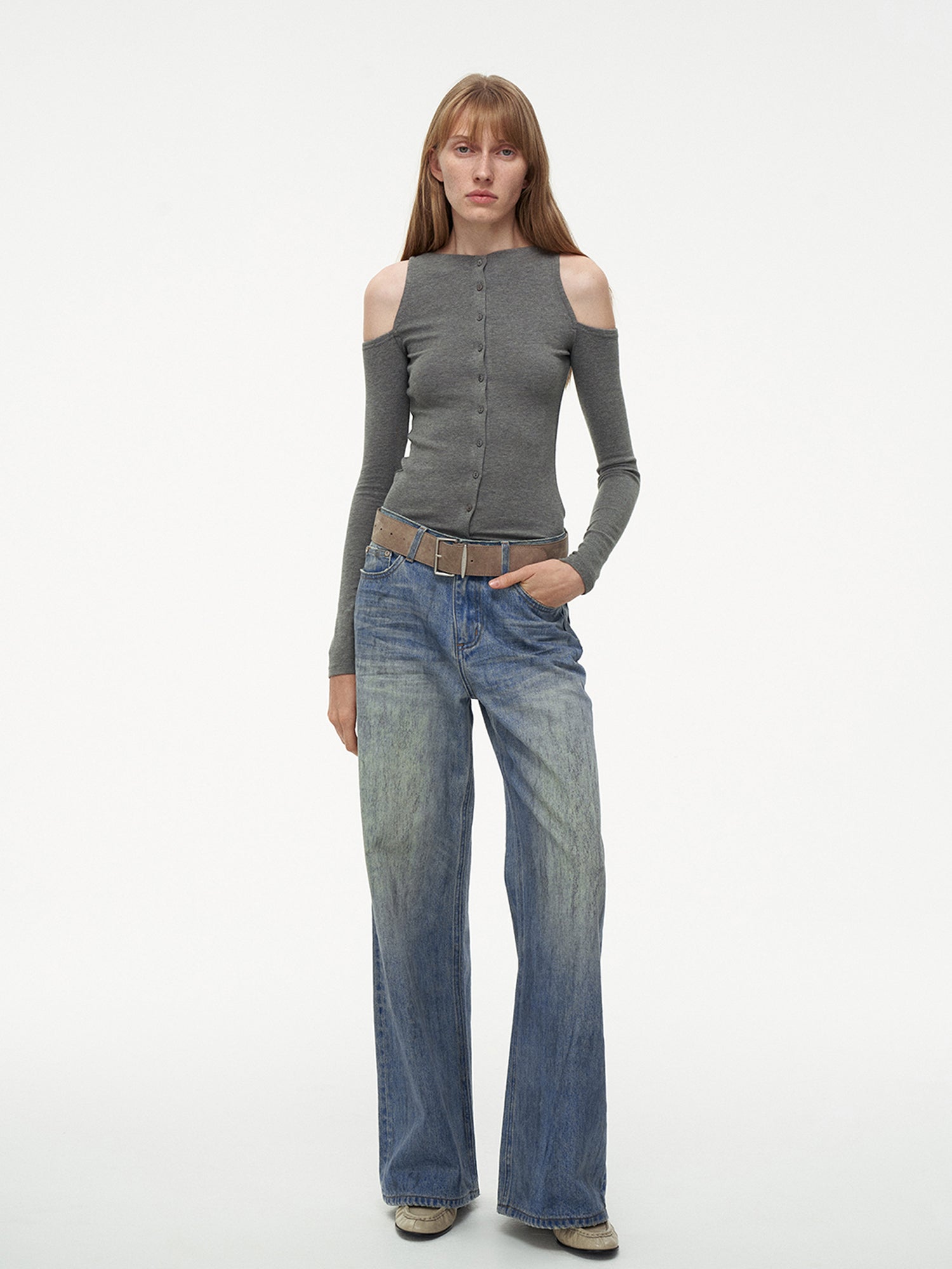 First Floor Bare Shoulder Tee Bare | Canton Collective