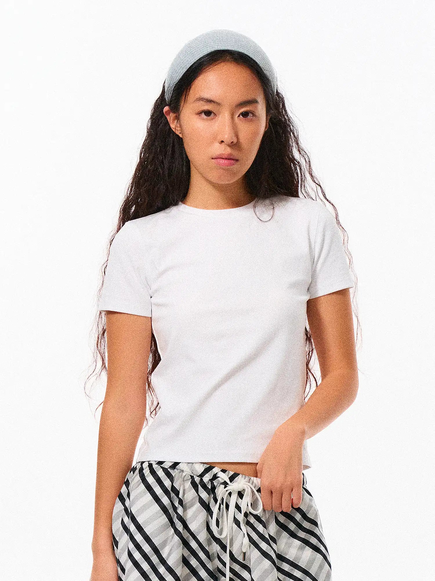 FirstFloor Basic Summer Round Neck Top | Canton Collective