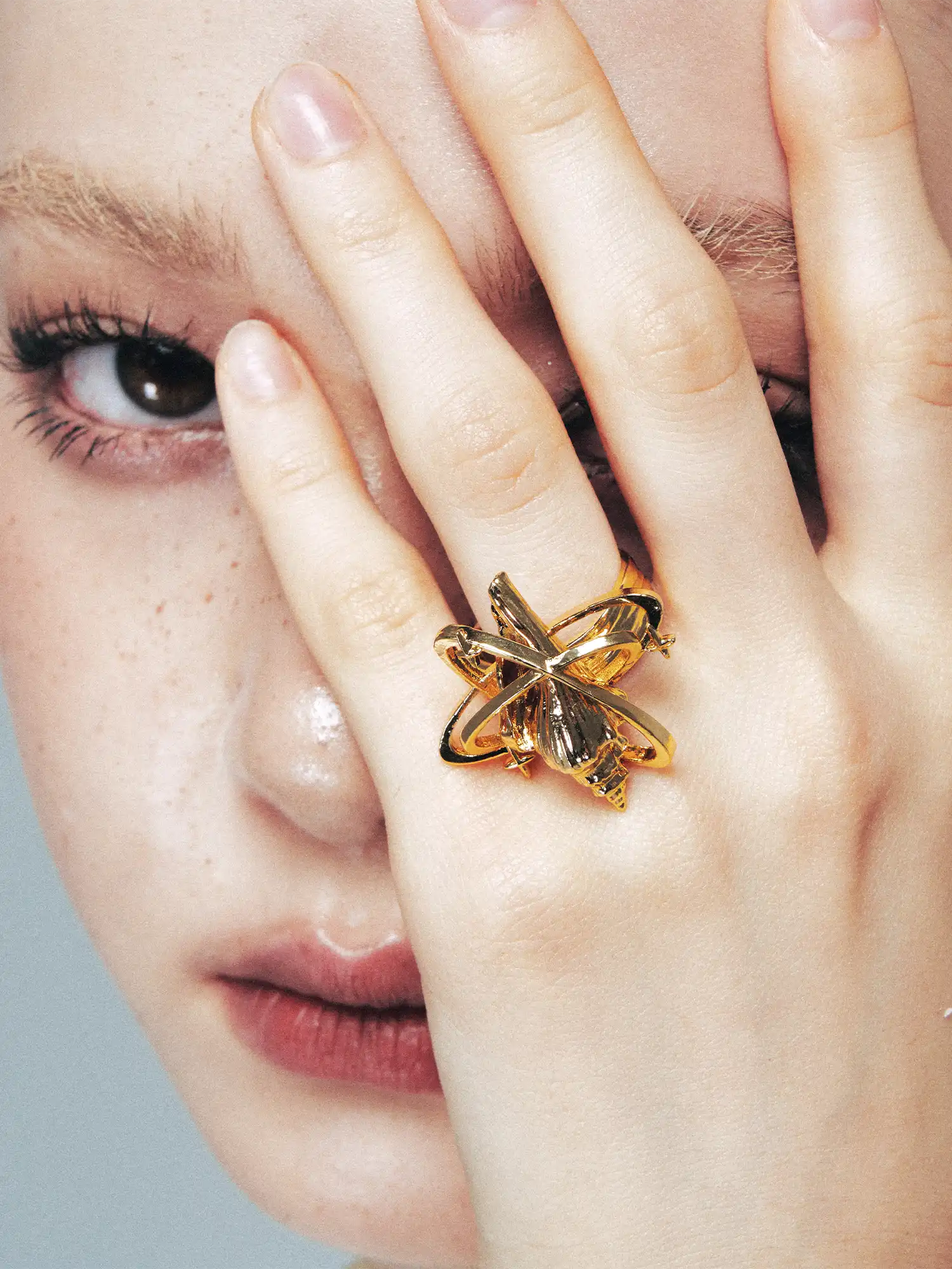 1Jinn M2M Beach Shell Star Open Ring | Canton Collective