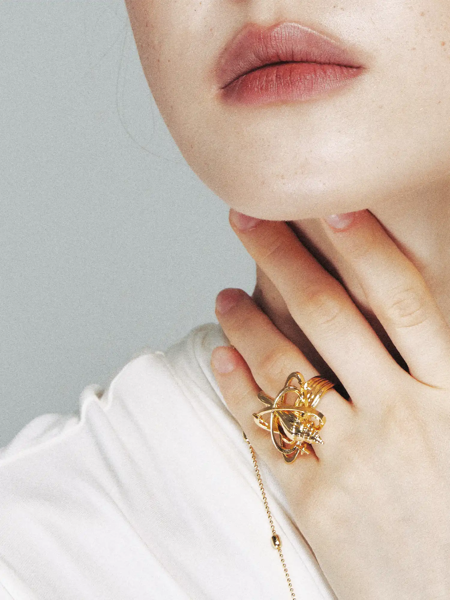 1Jinn M2M Beach Shell Star Open Ring | Canton Collective