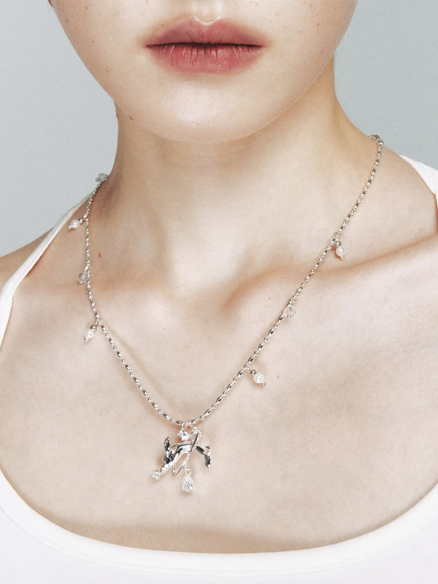 1Jinn M2M Beaded Chain Whale Necklace | Canton Collective